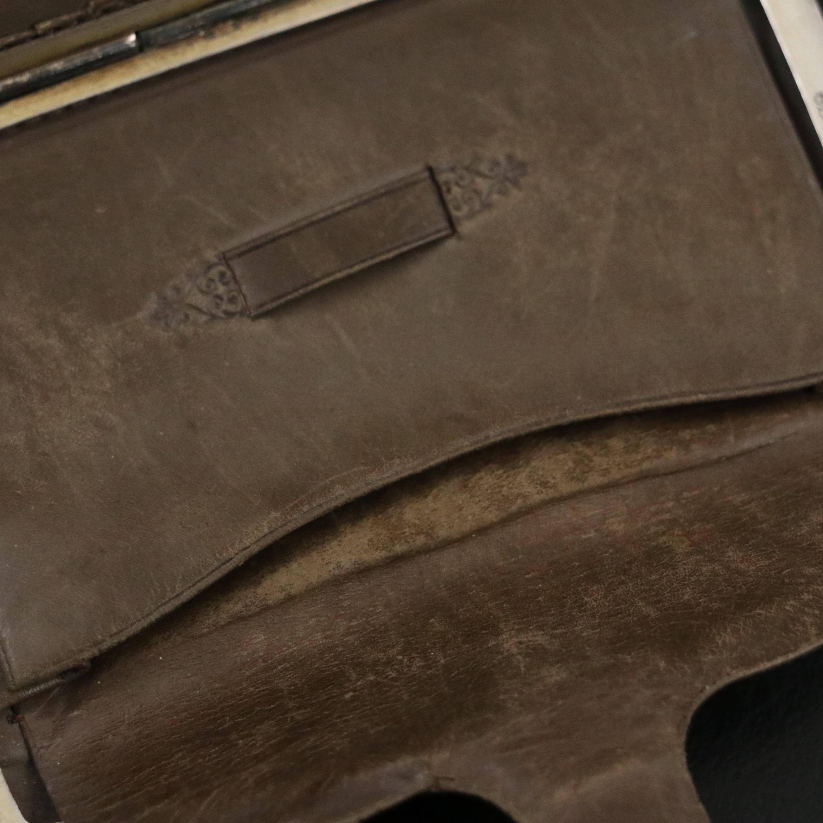 James E. Blake & Co. Sterling Silver and Leather Wallet, Late 19th-Early 20th C.