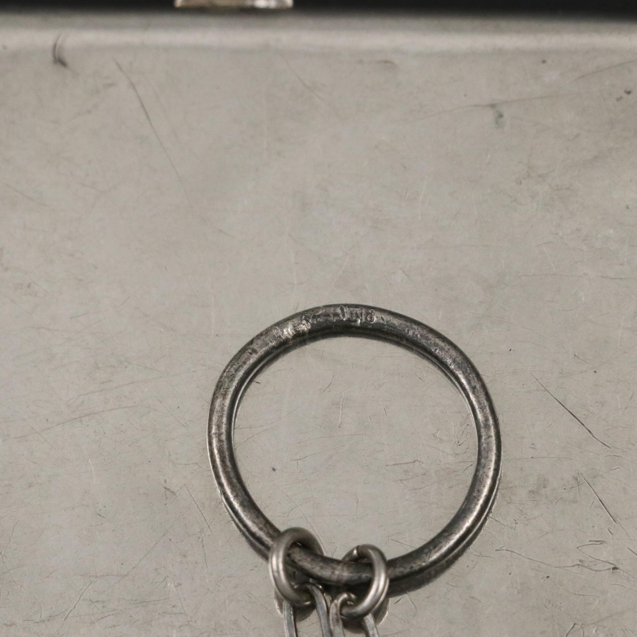 James E. Blake & Co. Sterling Silver and Leather Wallet, Late 19th-Early 20th C.