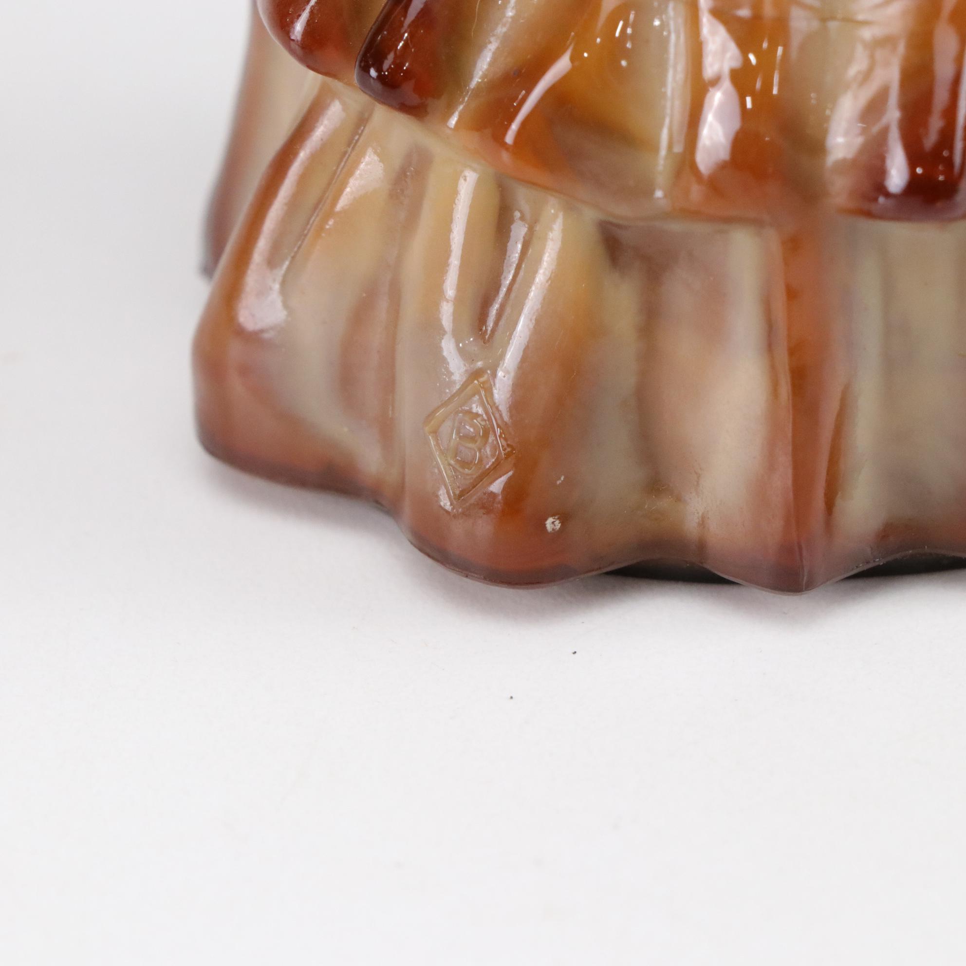 Uranium Swirl Glass Melanie & Lion with More Art Glass by Summit, Mosser & Boyd