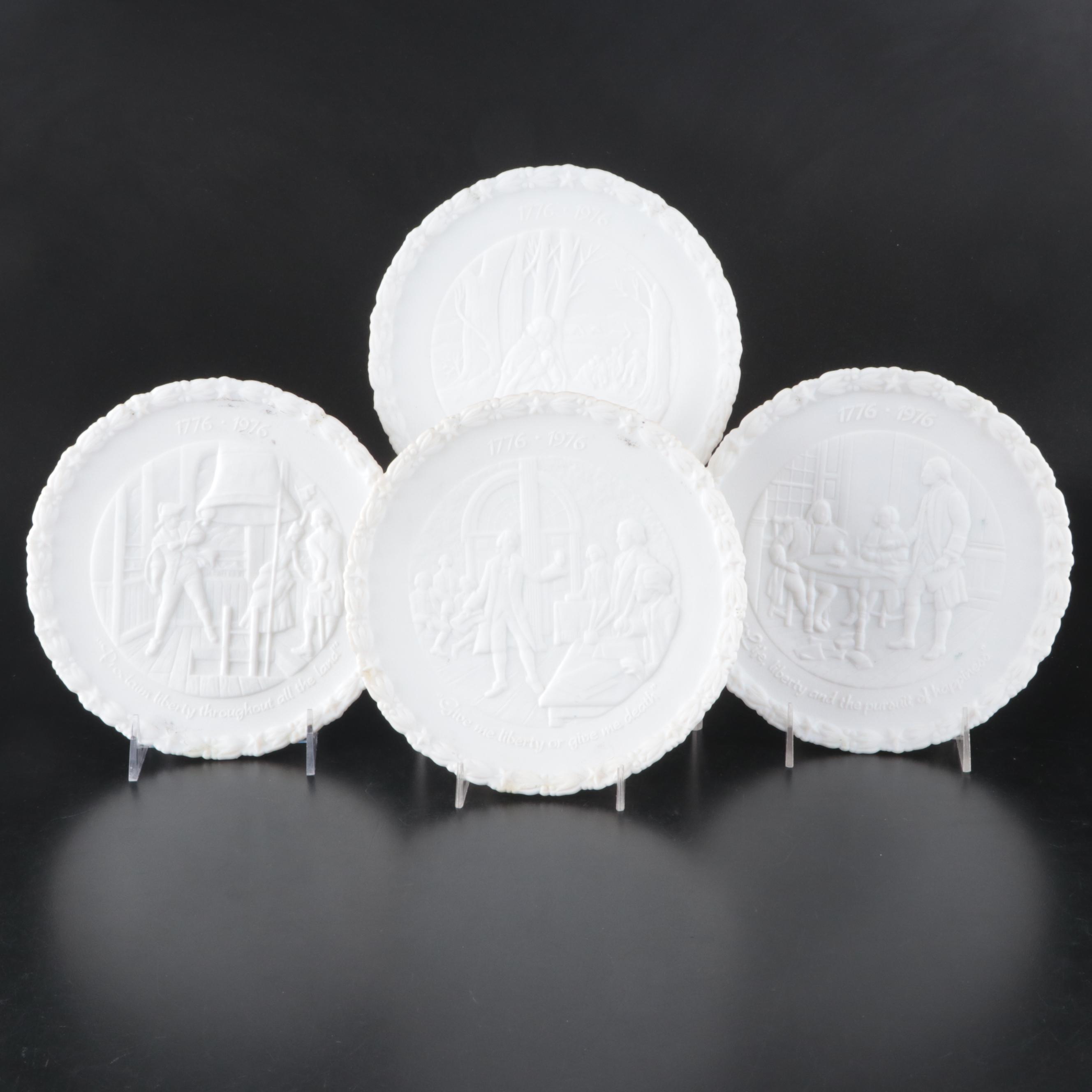 Fenton Art Glass Bicentennial Collector Plates
