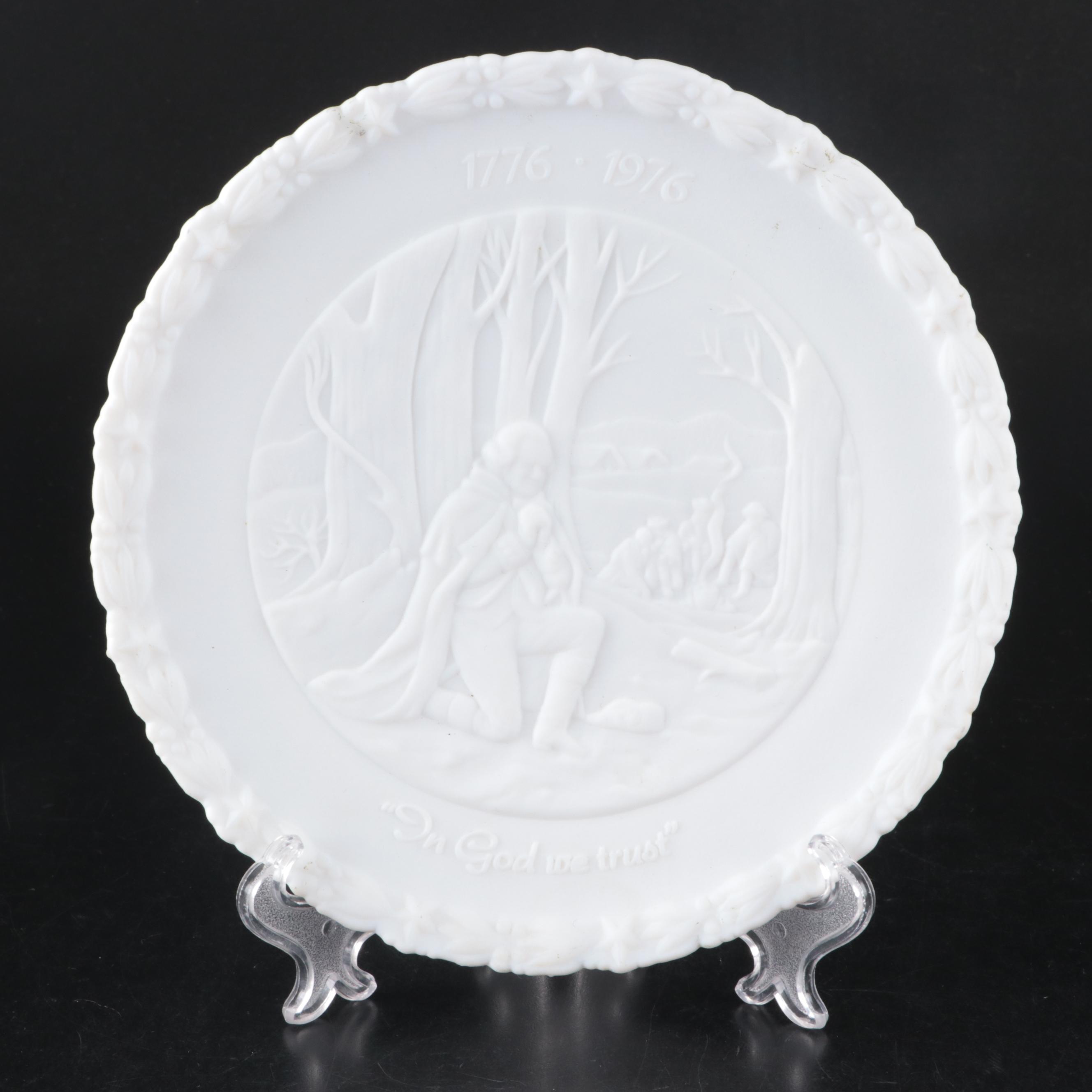 Fenton Art Glass Bicentennial Collector Plates