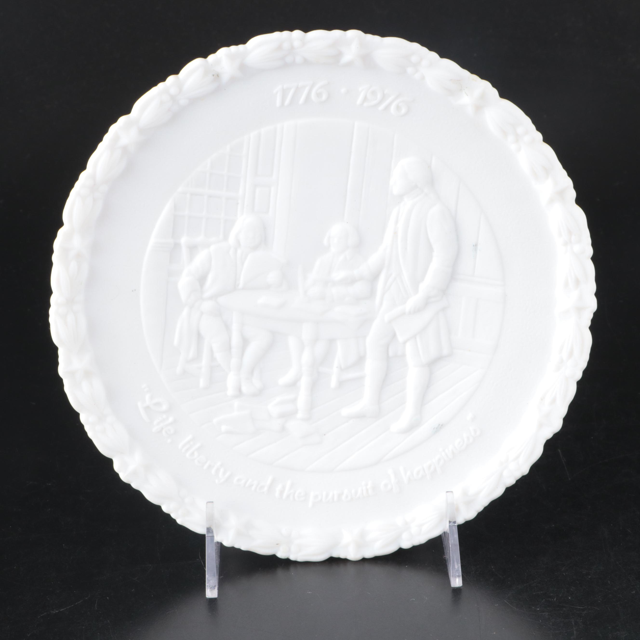 Fenton Art Glass Bicentennial Collector Plates
