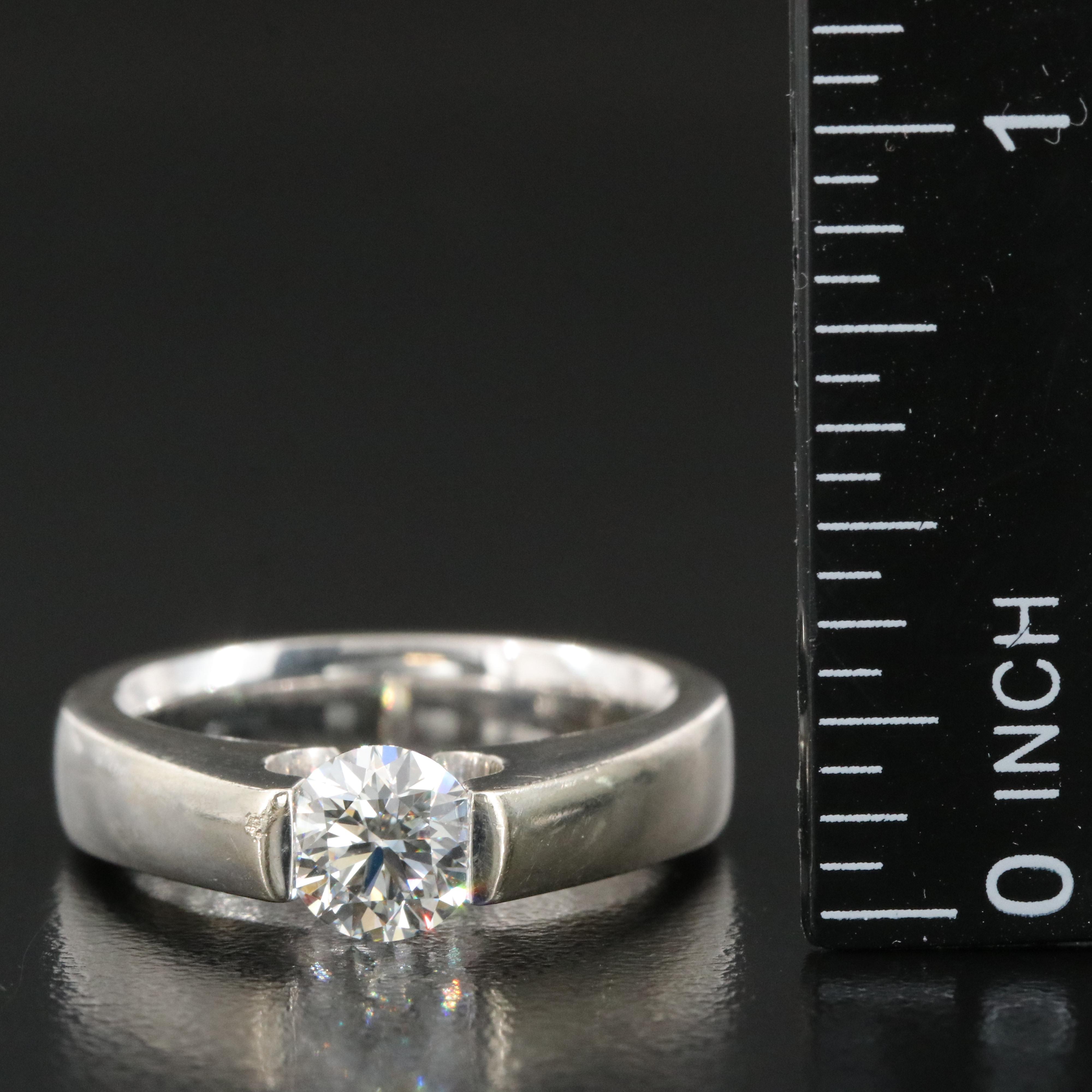 Gelin Abaci 14K 1.01 CT Diamond Tension Set Ring