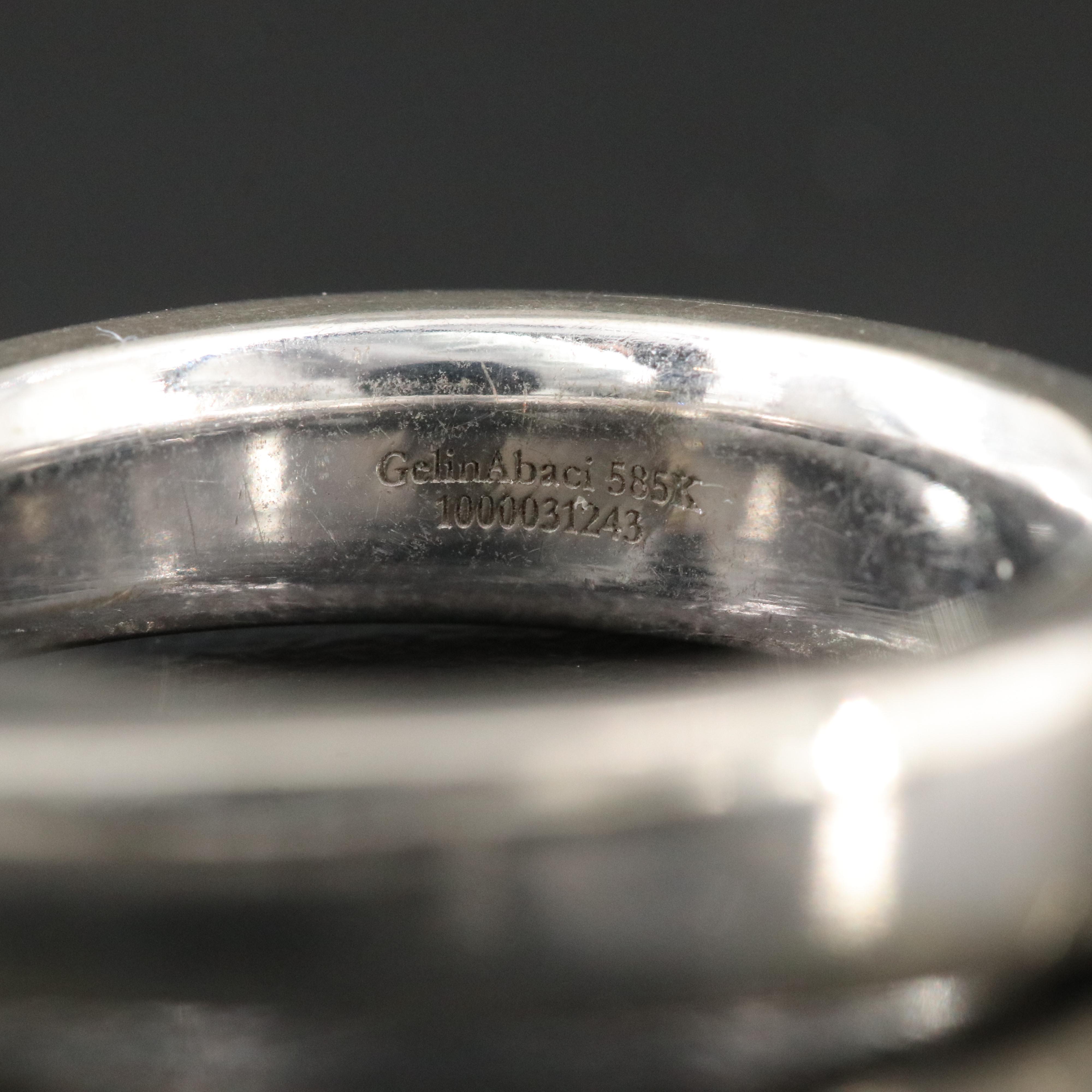 Gelin Abaci 14K 1.01 CT Diamond Tension Set Ring