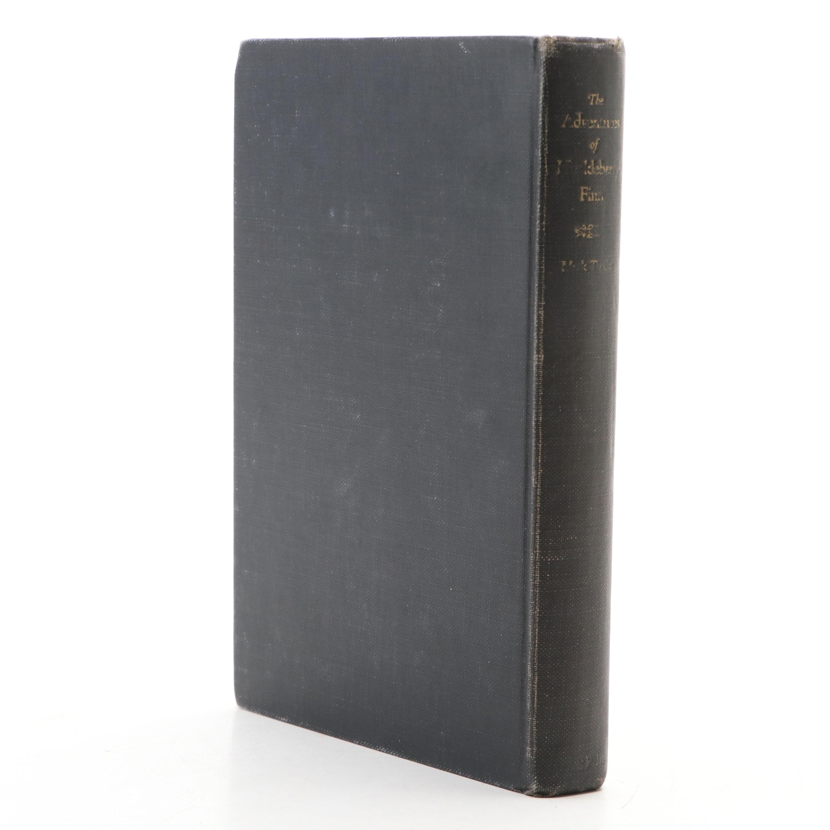 Worth Brehm Illustrated "The Adventures of Huckleberry Finn" by Mark Twain, 1945