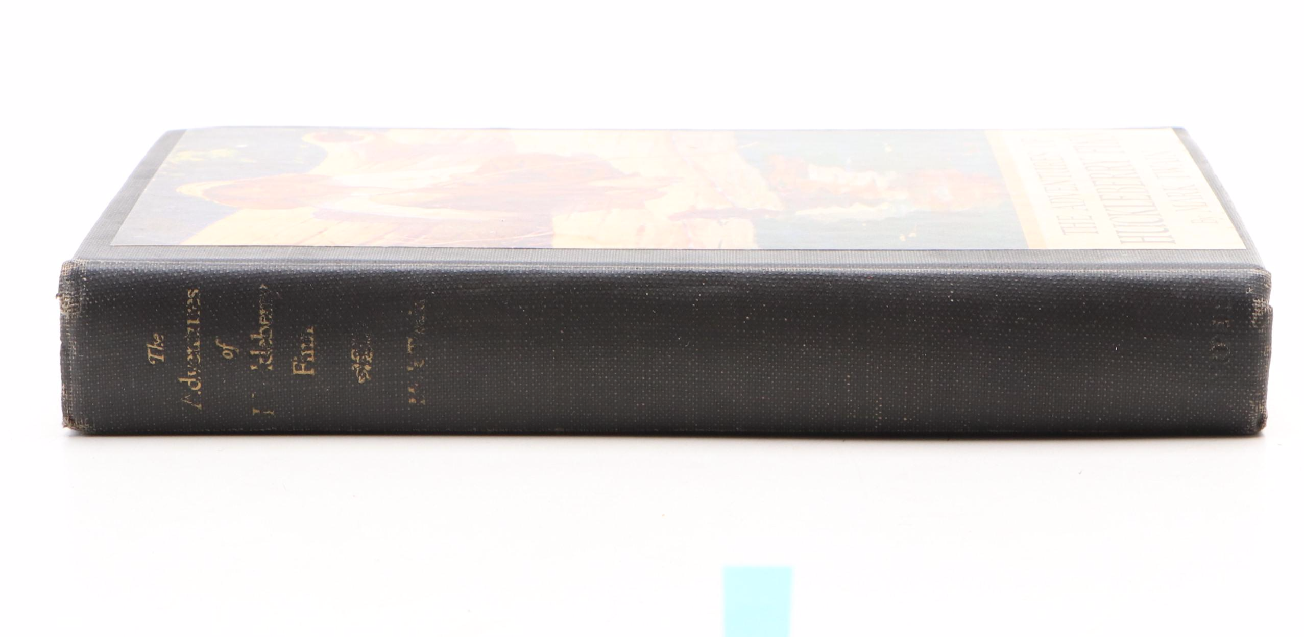 Worth Brehm Illustrated "The Adventures of Huckleberry Finn" by Mark Twain, 1945