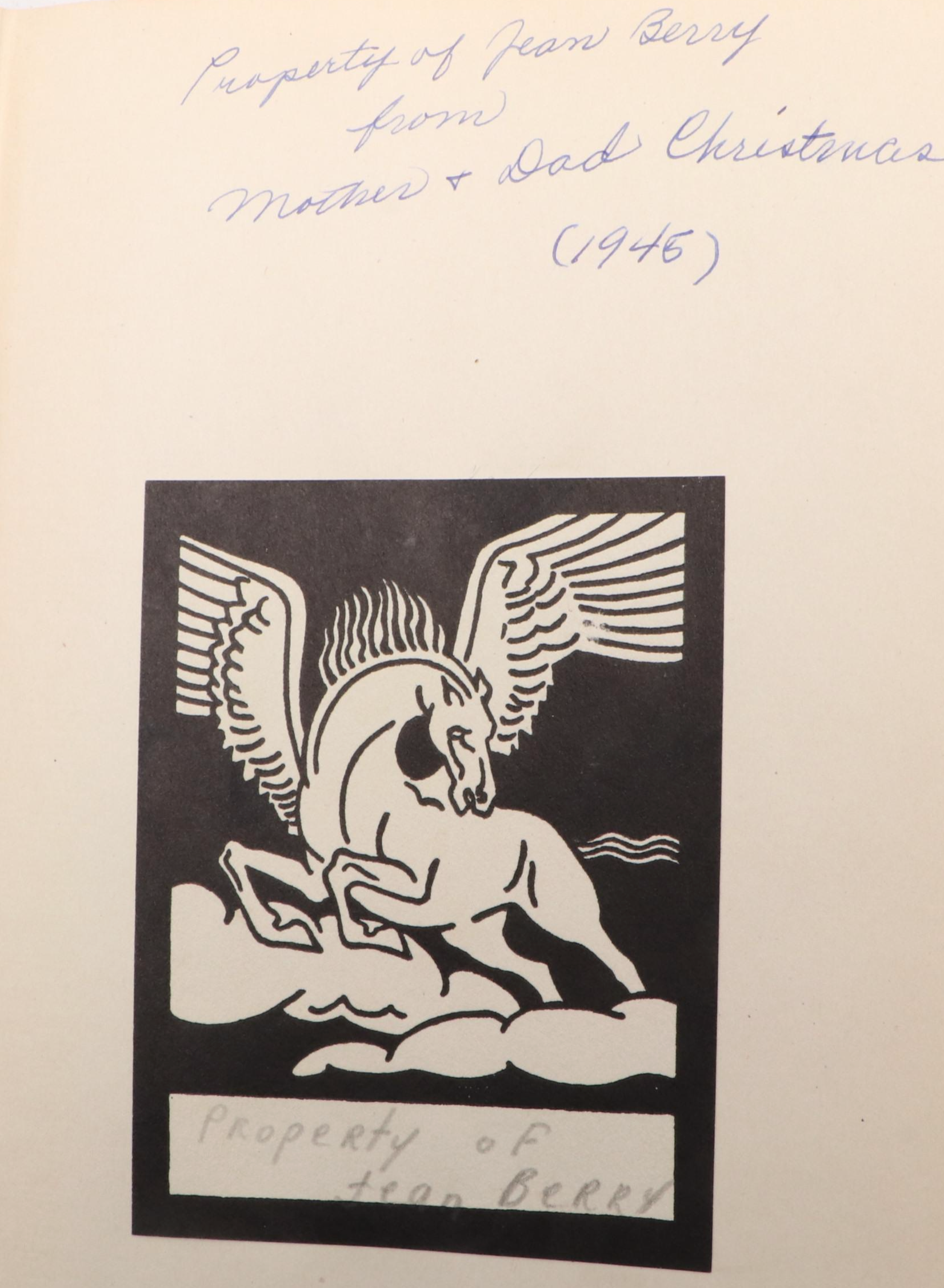 Worth Brehm Illustrated "The Adventures of Huckleberry Finn" by Mark Twain, 1945