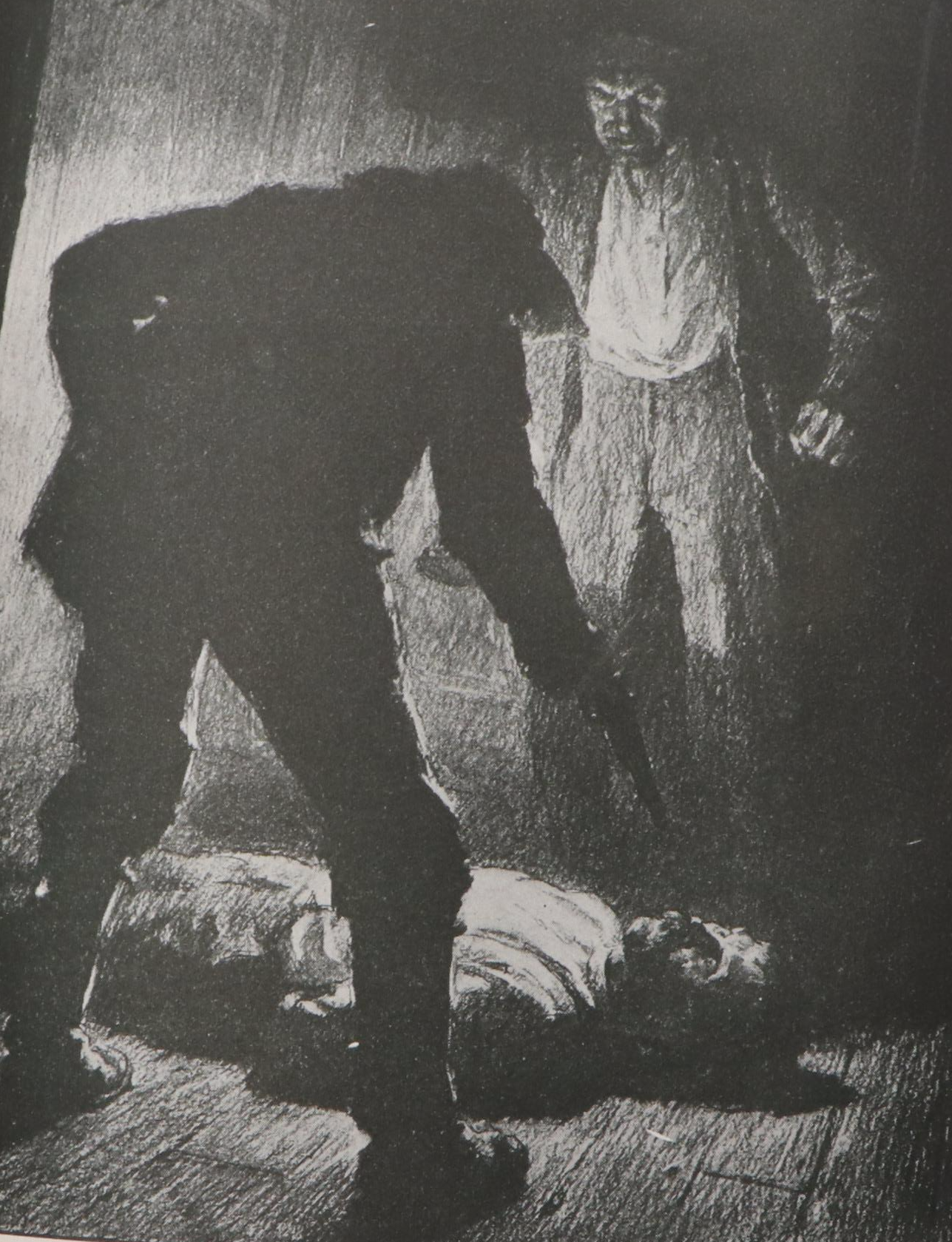 Worth Brehm Illustrated "The Adventures of Huckleberry Finn" by Mark Twain, 1945