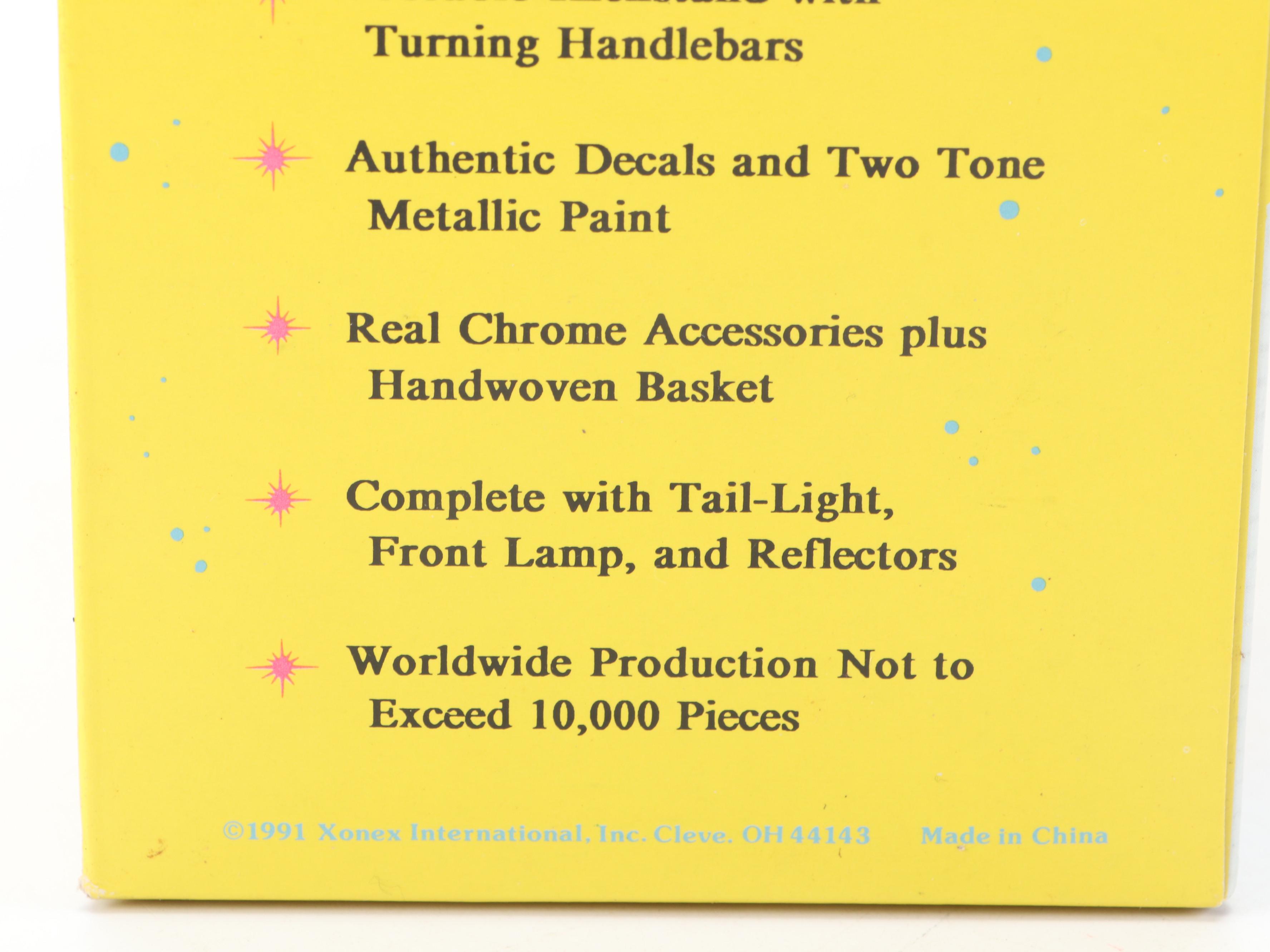 Xonex Interational "1952 Jetliner" and Other Diecast Model Bikes