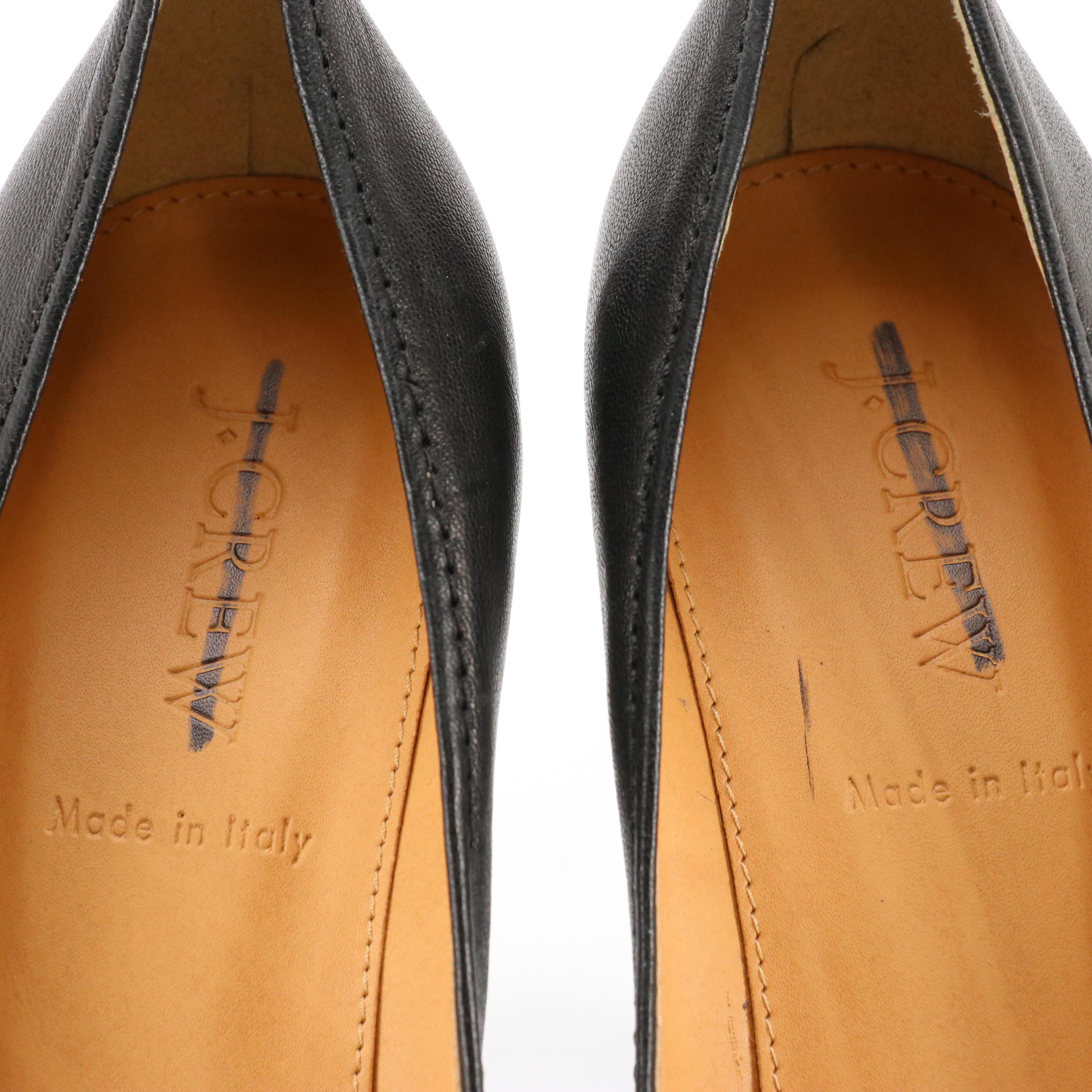 J. Crew Leather Ballet Flats, Slingback Heels, and Pumps with Boxes