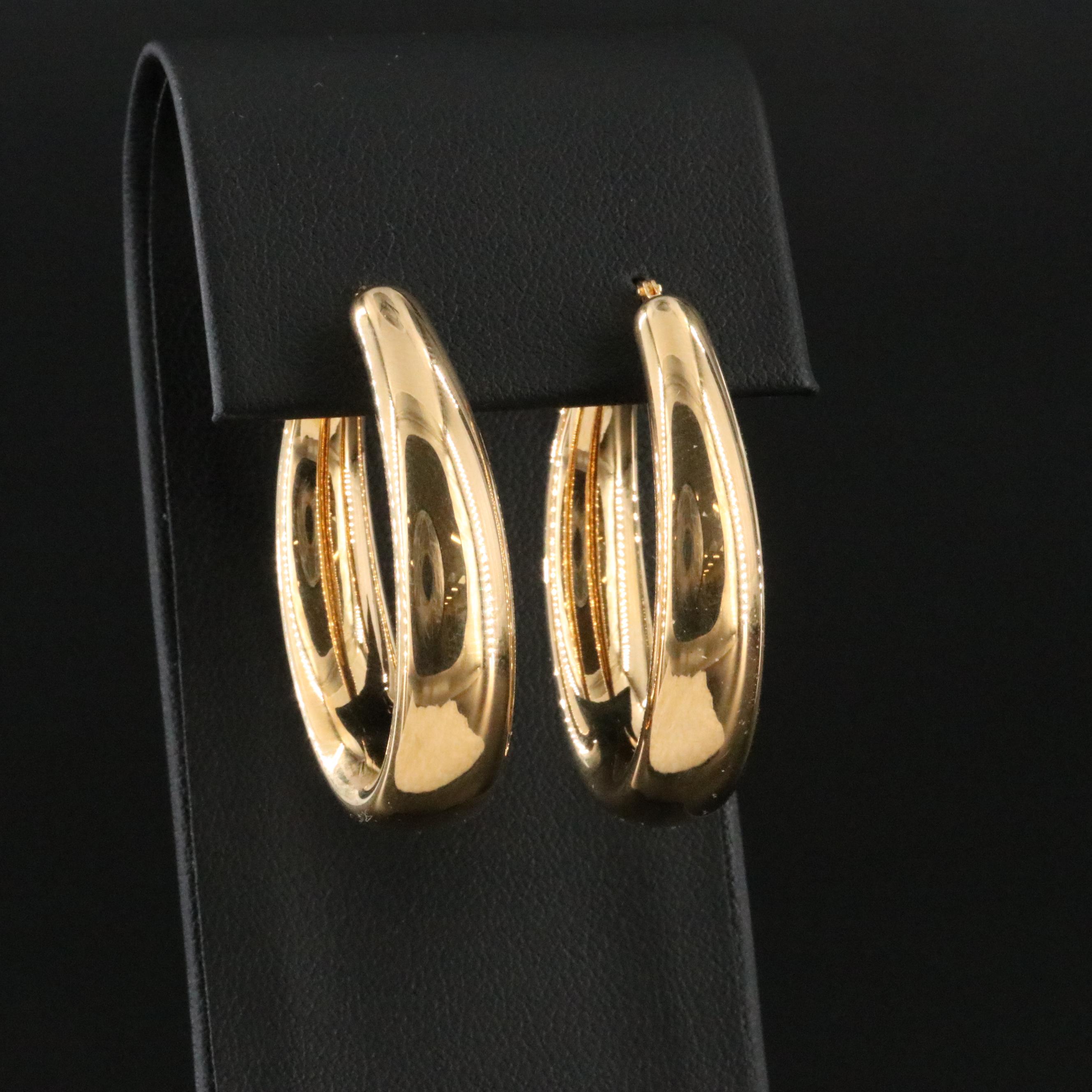 14K Hoop Earrings