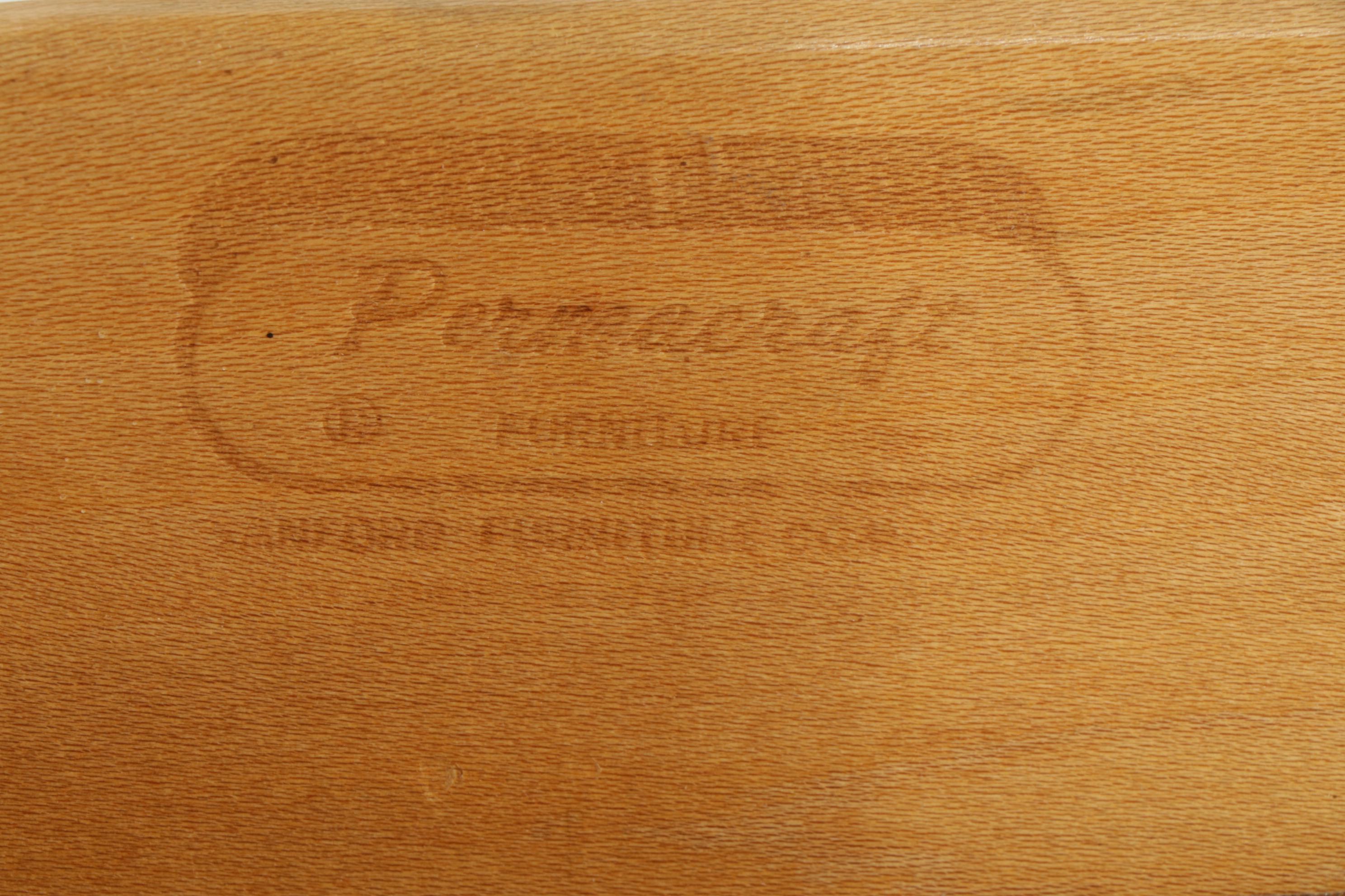 Mid Century Modern Permcraft Cherry Media Cabinet