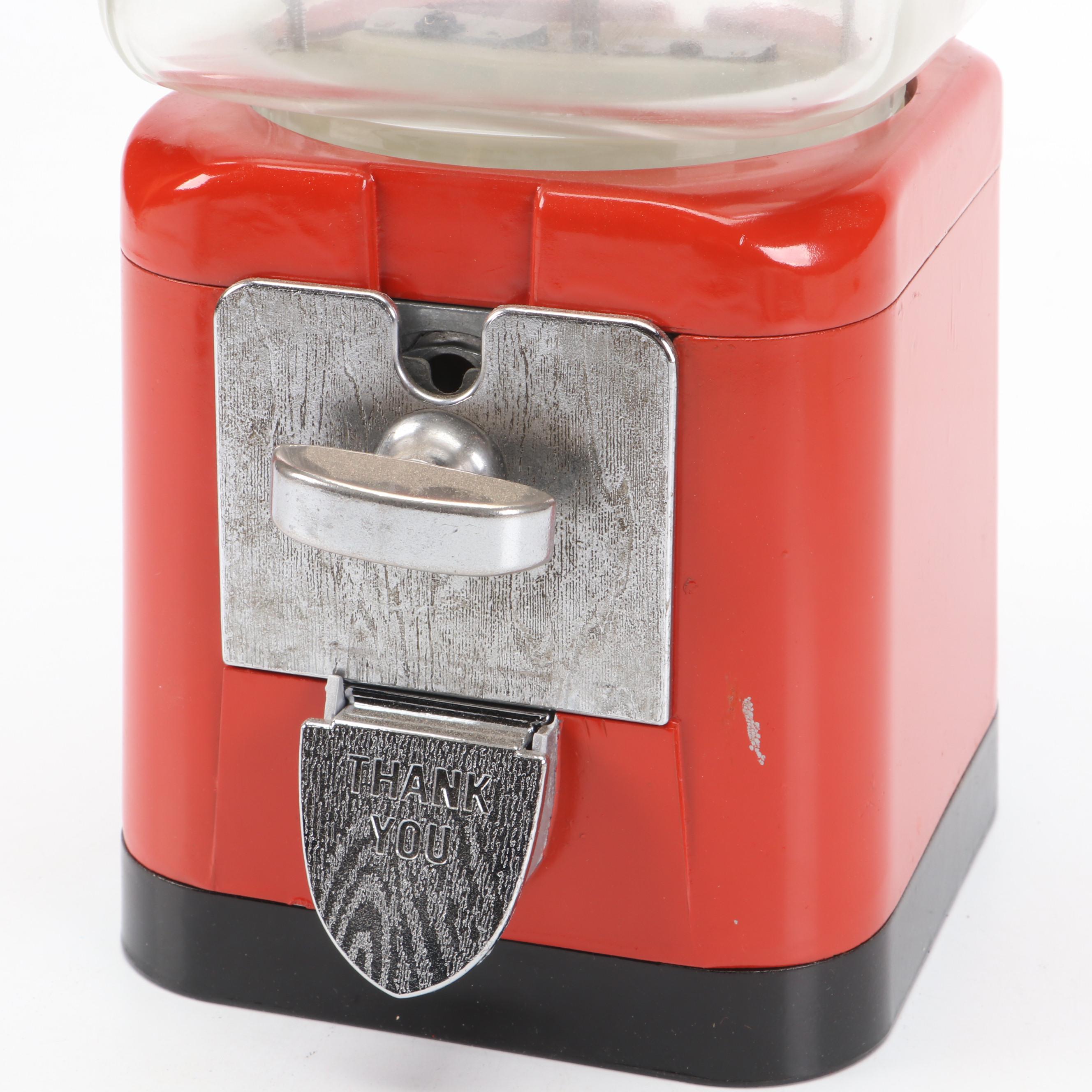 Oak Mfg. Co. "Acorn" Metal and Glass Gumball Machine