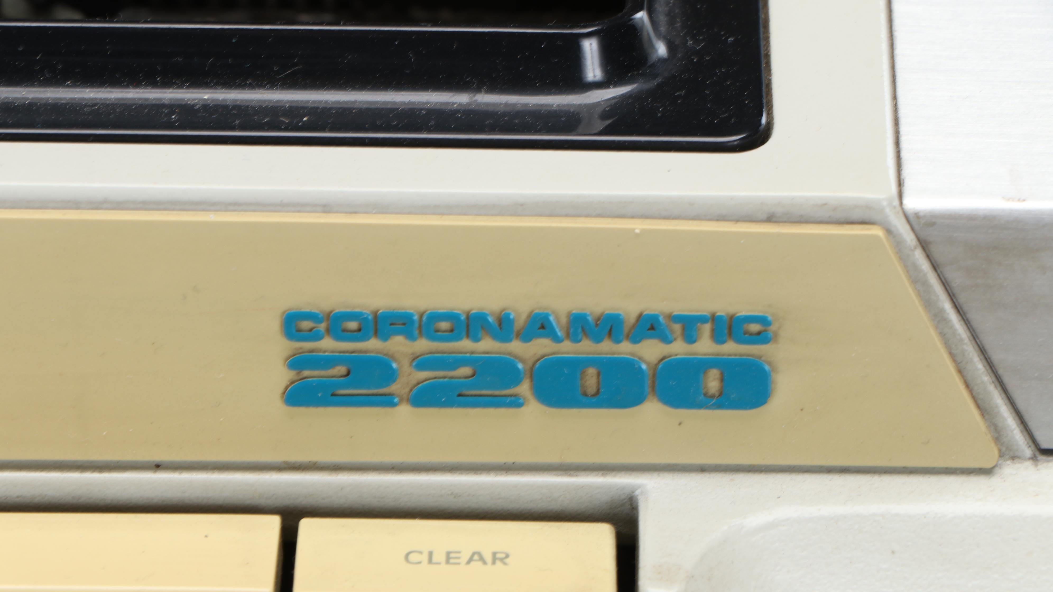 Smith Corona CoronaMatic 2200 Portable Electric Typewriter