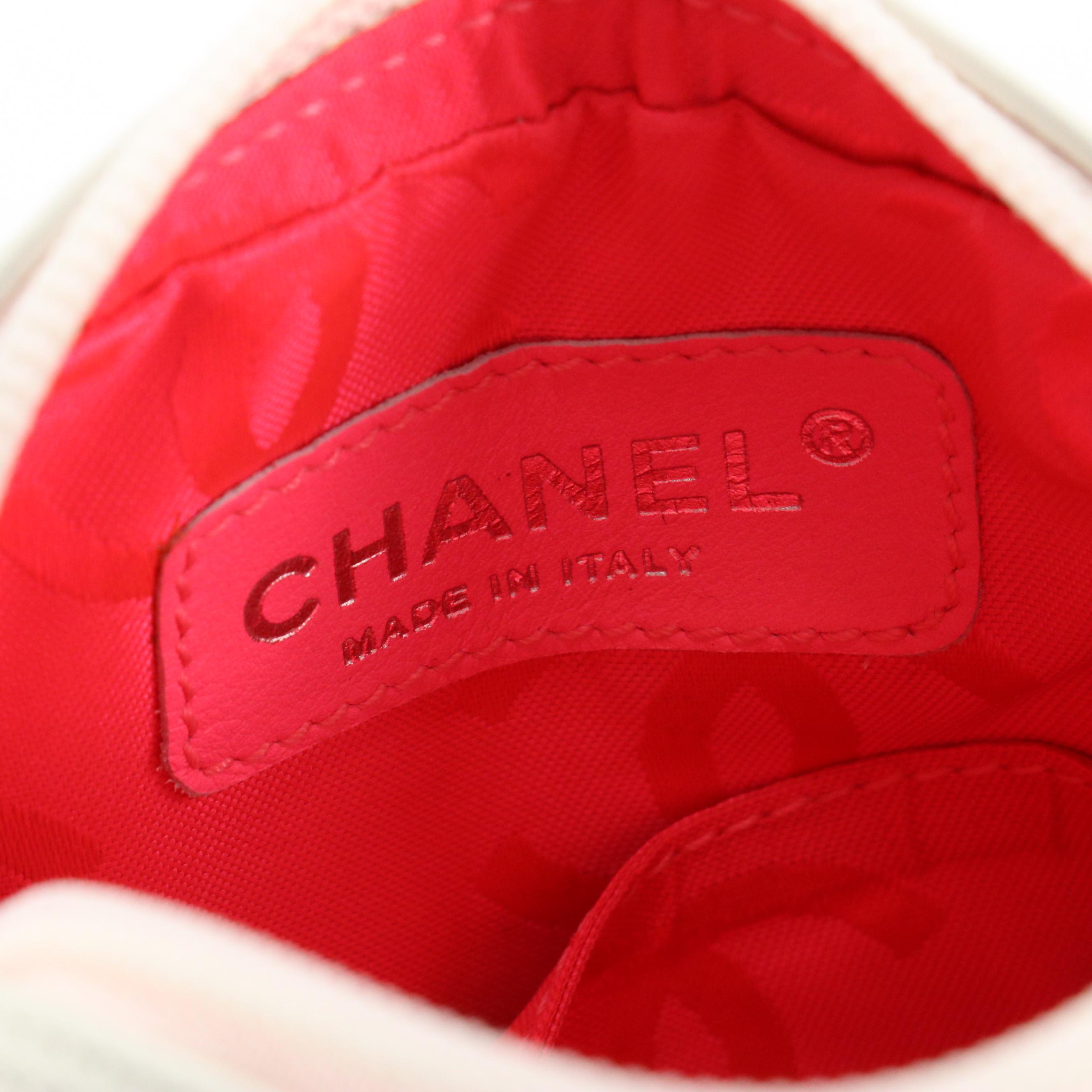 Chanel Cambon Ligne Black & White Quilted Lambskin Leather Crossbody Bag in Box