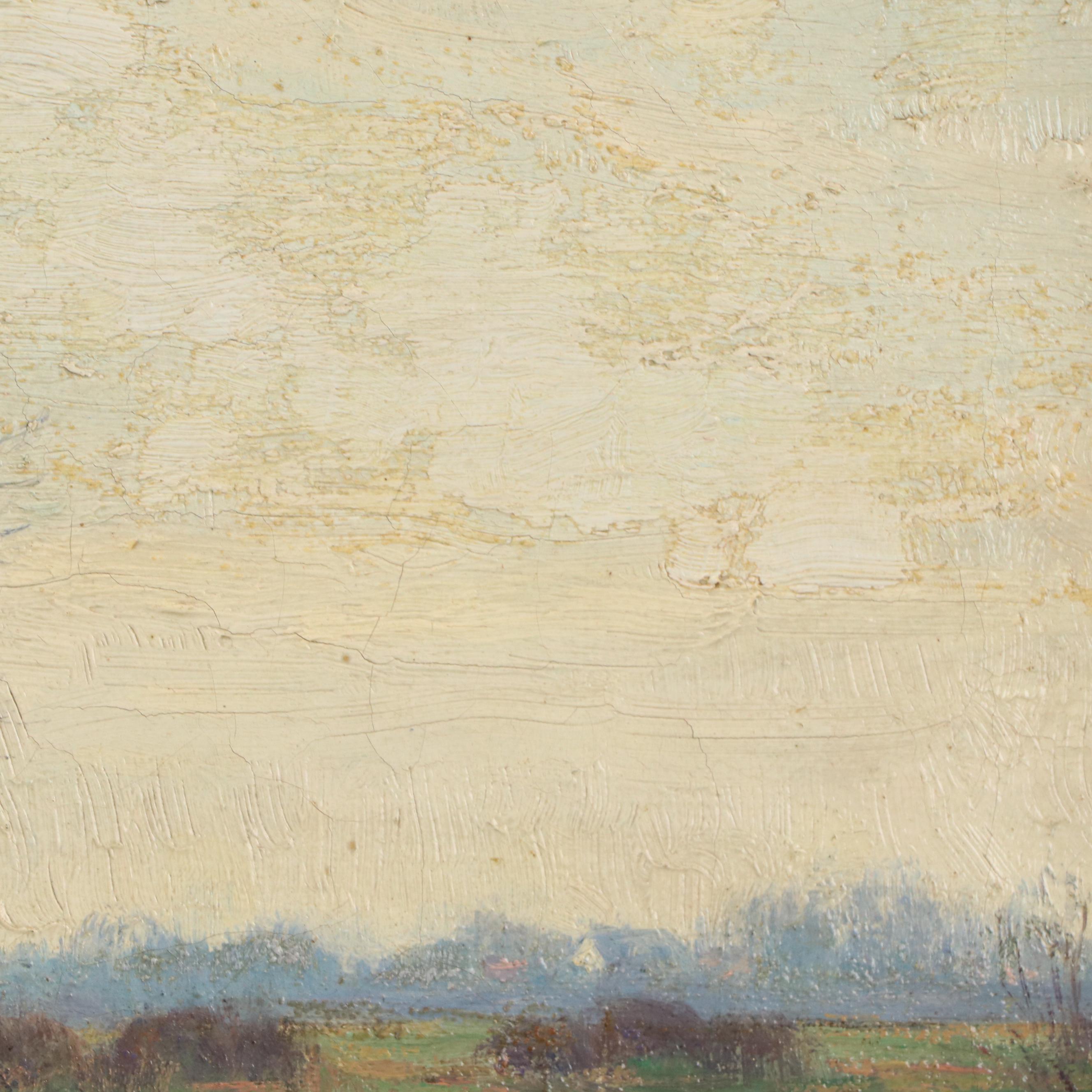 Peter Greeff Oil Painting of Landscape With Birches