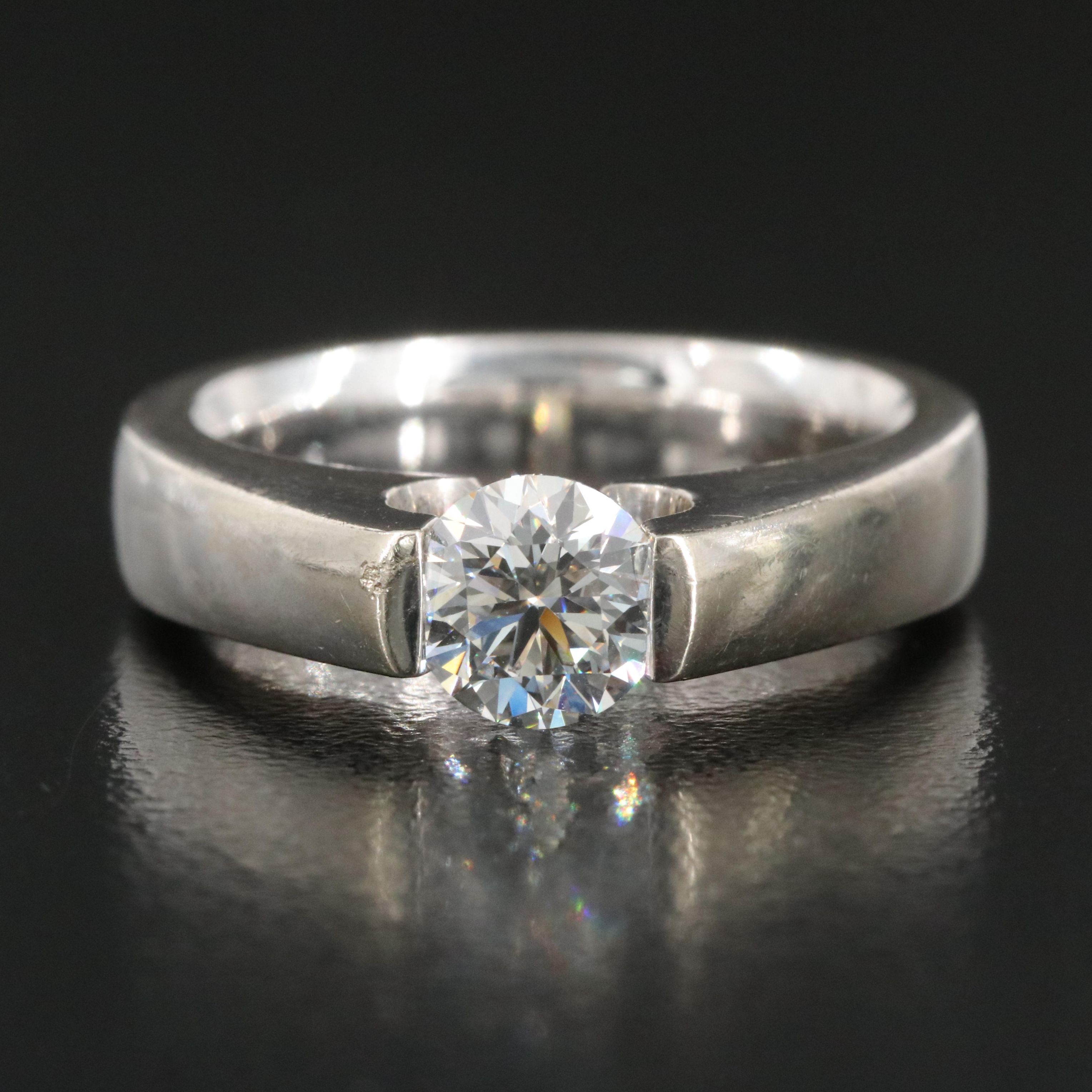 Gelin Abaci 14K 1.01 CT Diamond Tension Set Ring