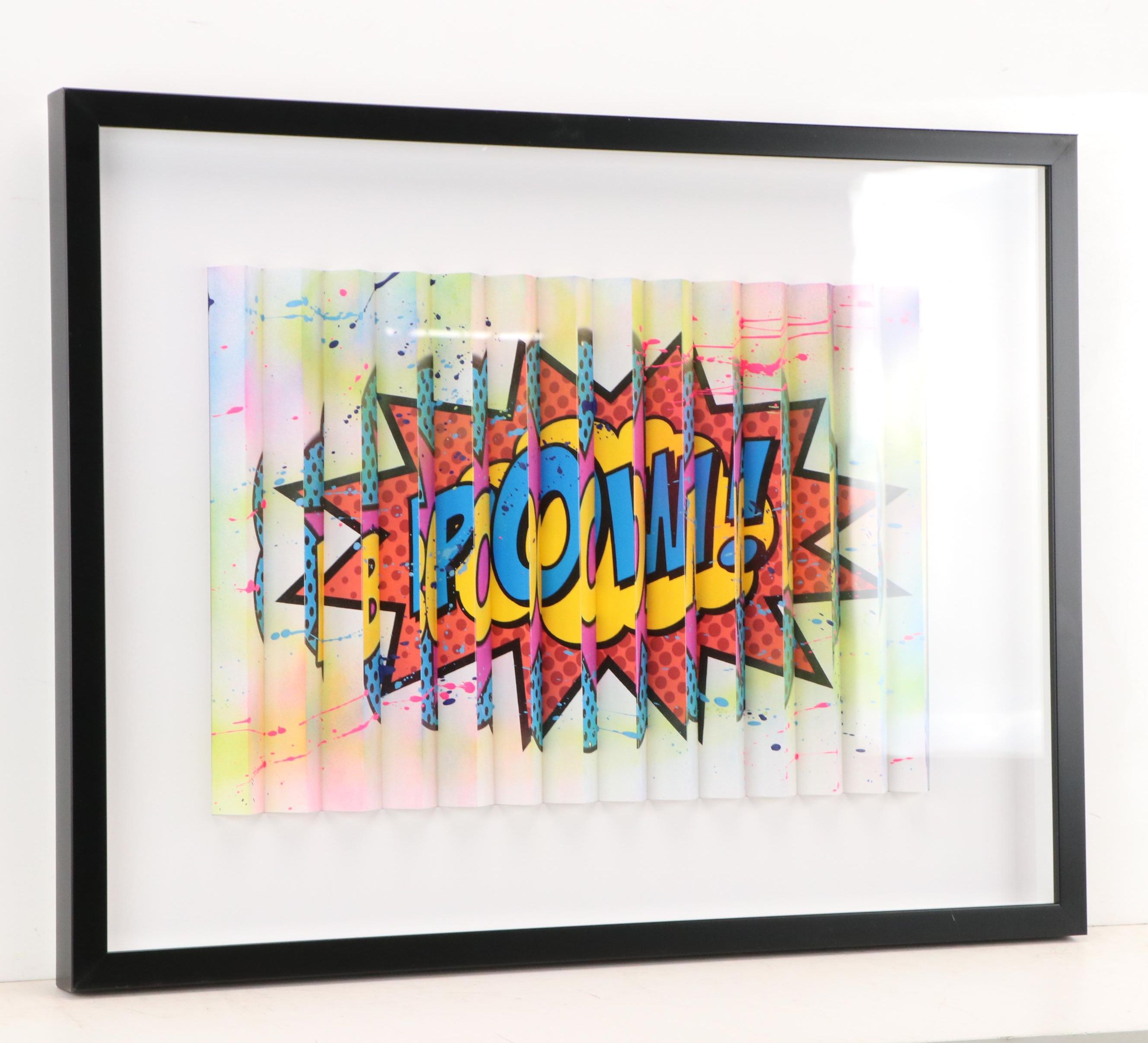 E.M. Zax Pop Art 3D Polymorph Wall Sculpture, 2024