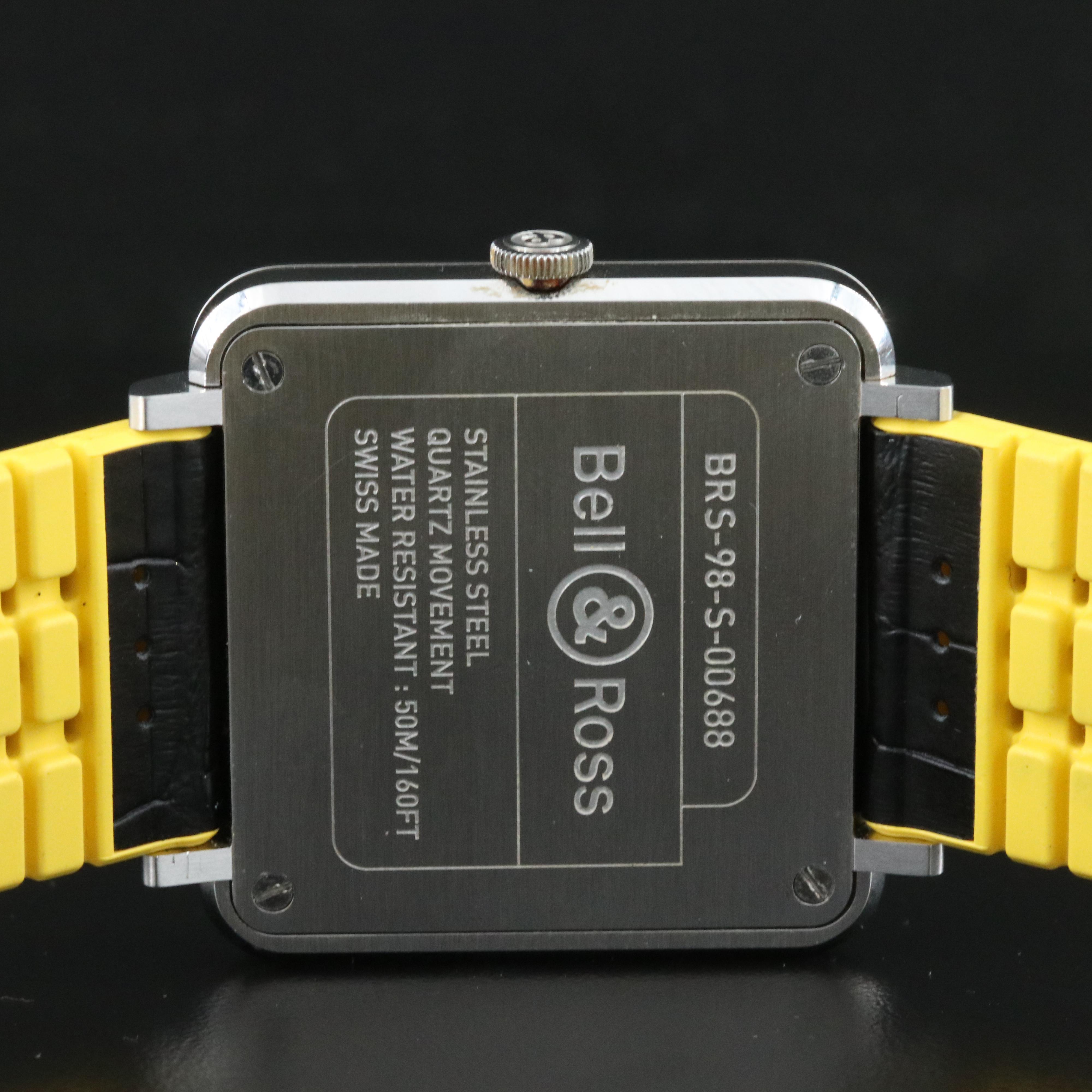 Bell Ross BR-S 39mm Steel Black Quartz Watch