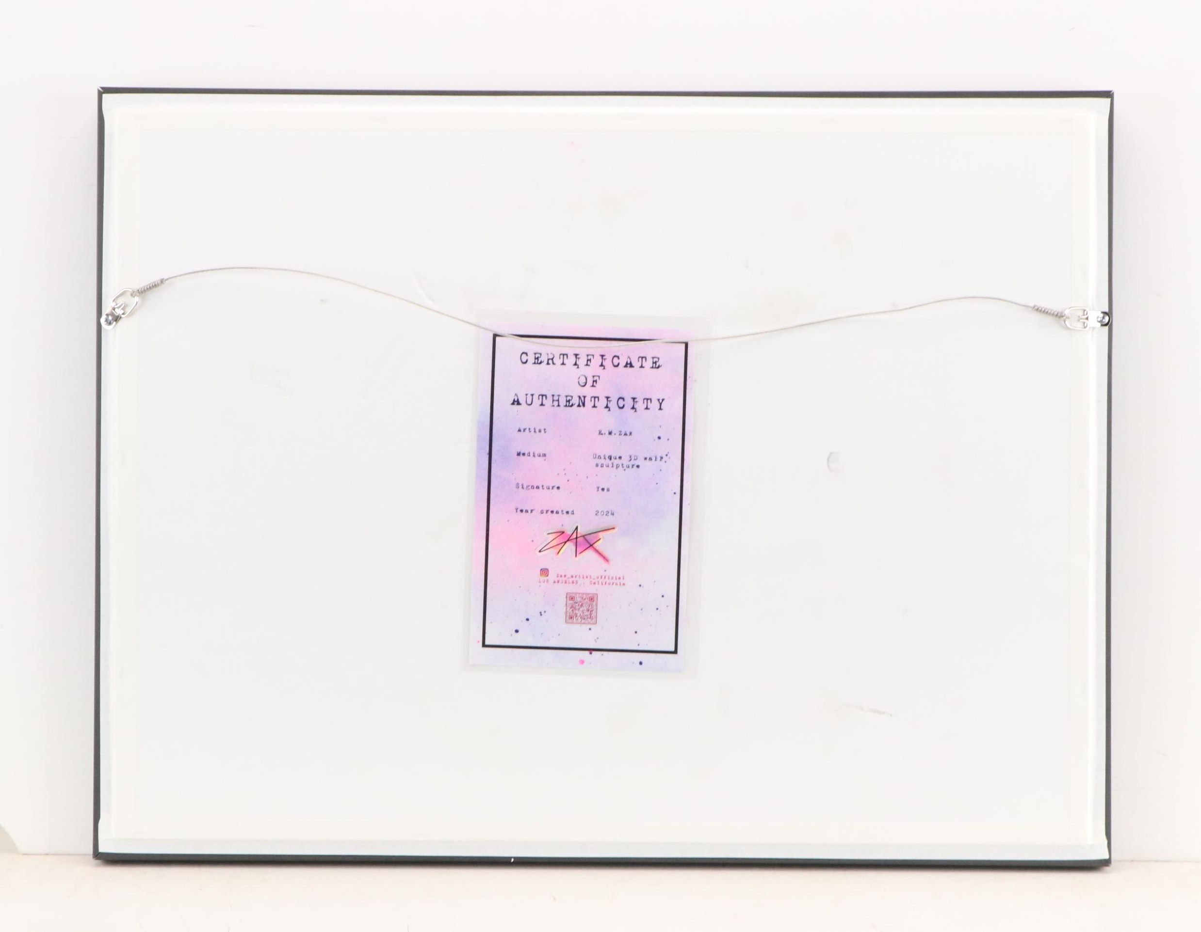 E.M. Zax Pop Art 3D Polymorph Wall Sculpture, 2024