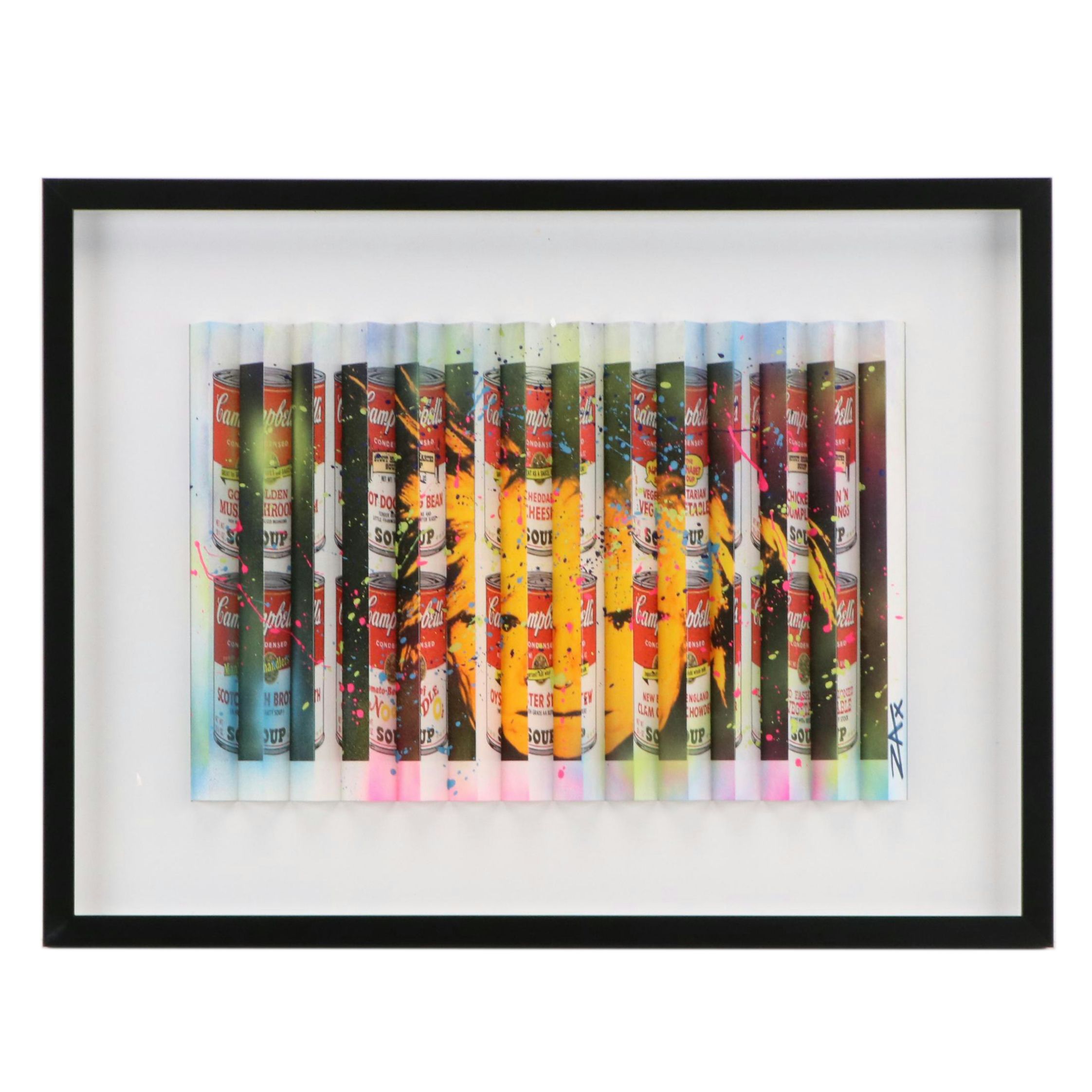 E.M. Zax Pop Art 3D Polymorph Wall Sculpture, 2024