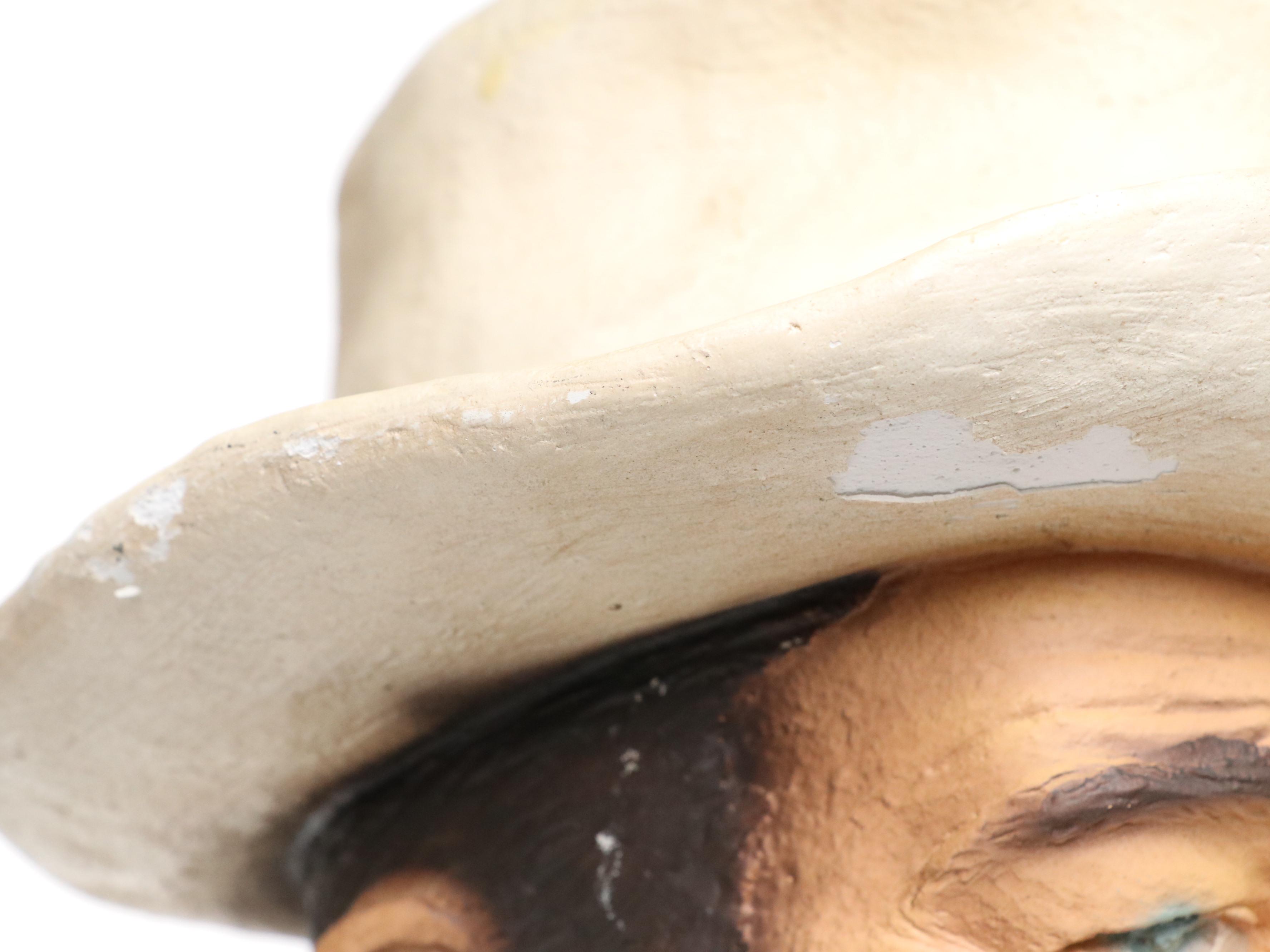 John Wayne Chalkware Figure by Esco with Monfort Original John Wayne Figurine