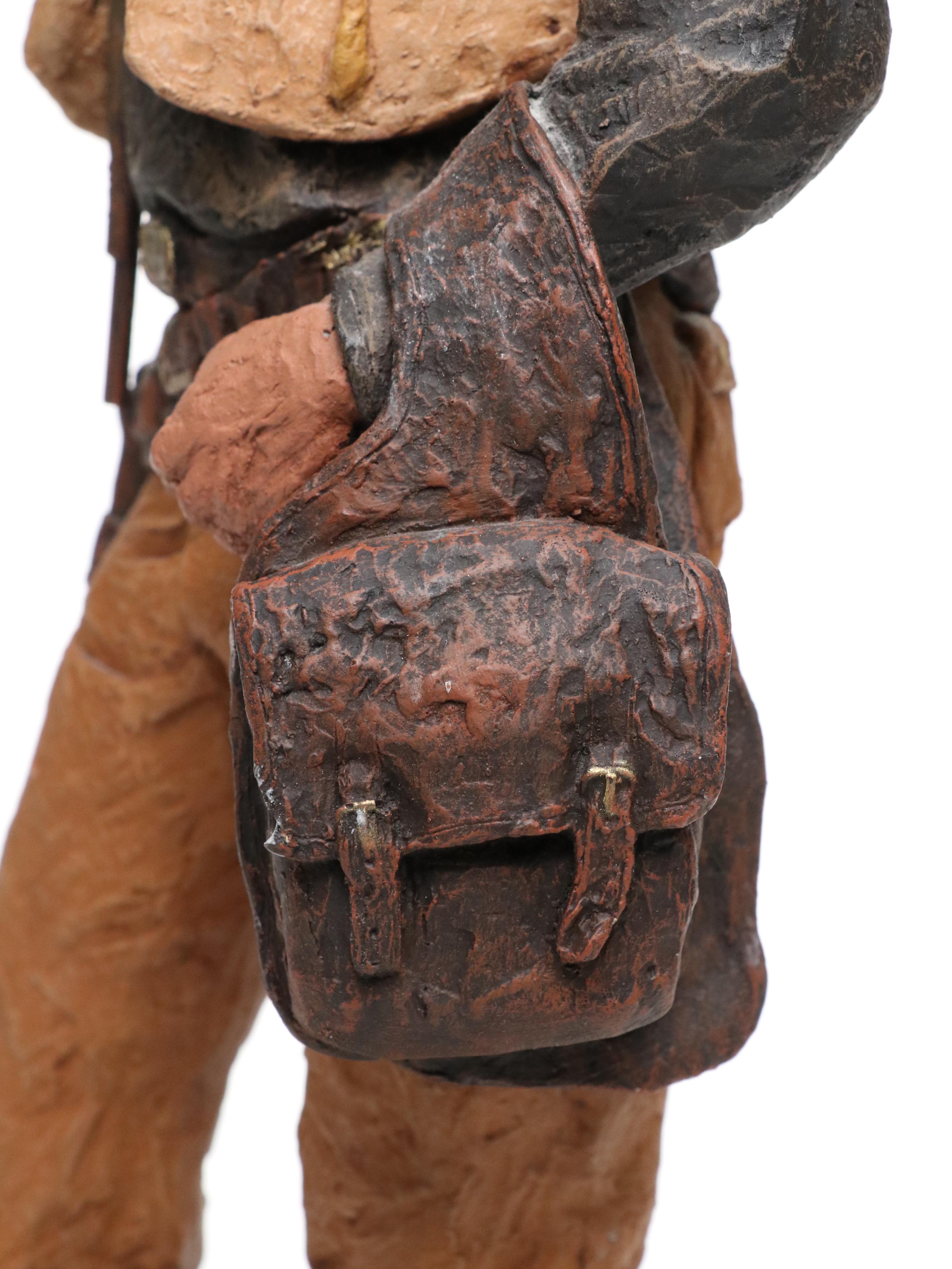 John Wayne Chalkware Figure by Esco with Monfort Original John Wayne Figurine