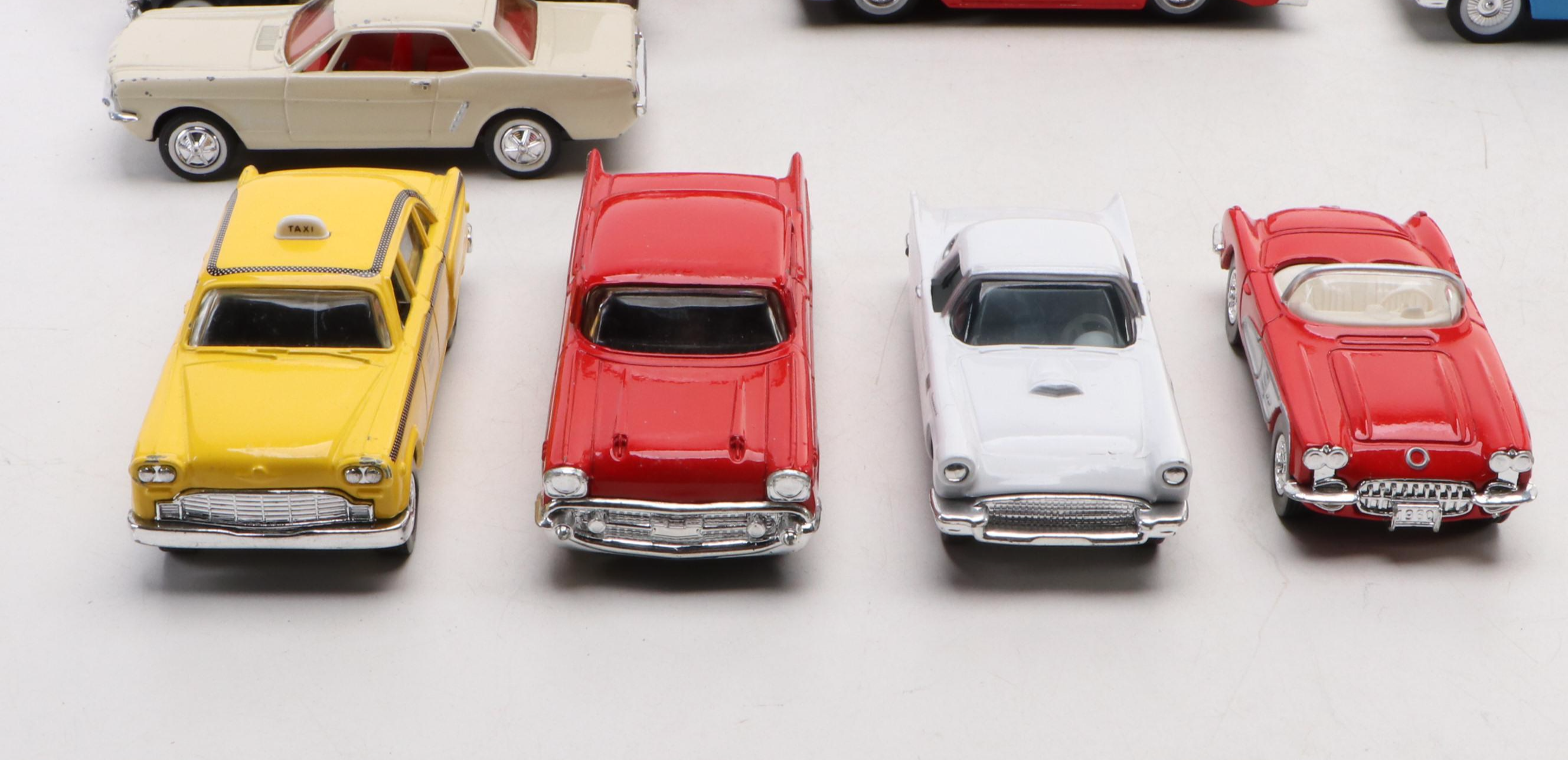 '57 Chevrolet Corvette Diecast Model with Ertl and Other Model Cars