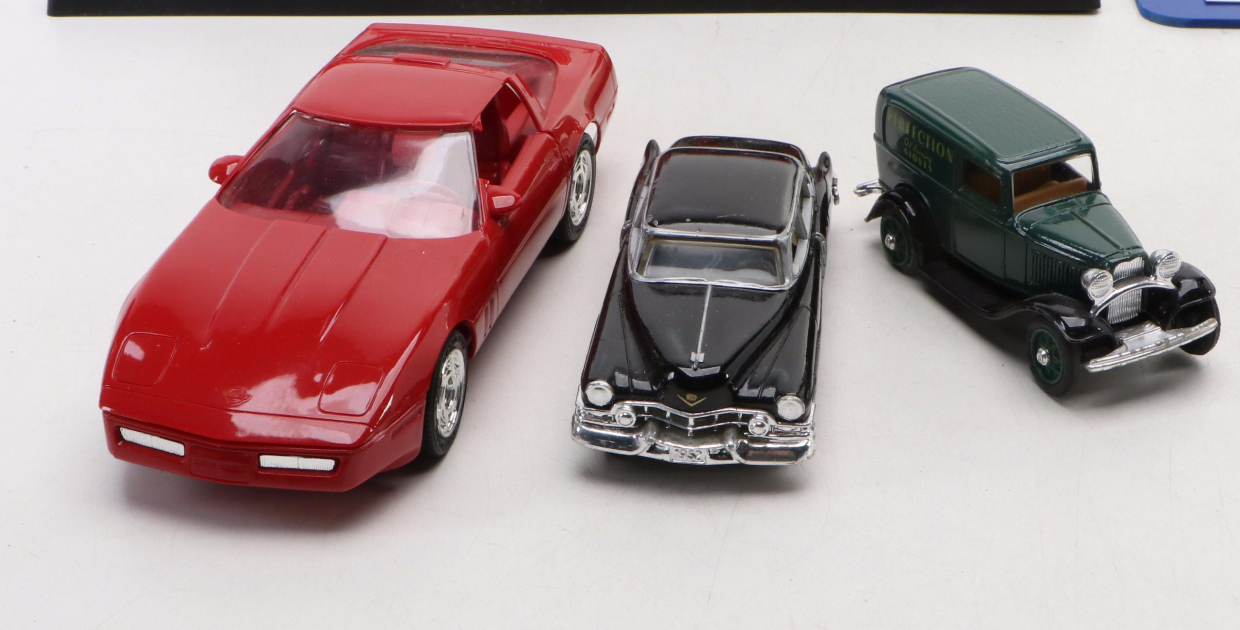 '57 Chevrolet Corvette Diecast Model with Ertl and Other Model Cars