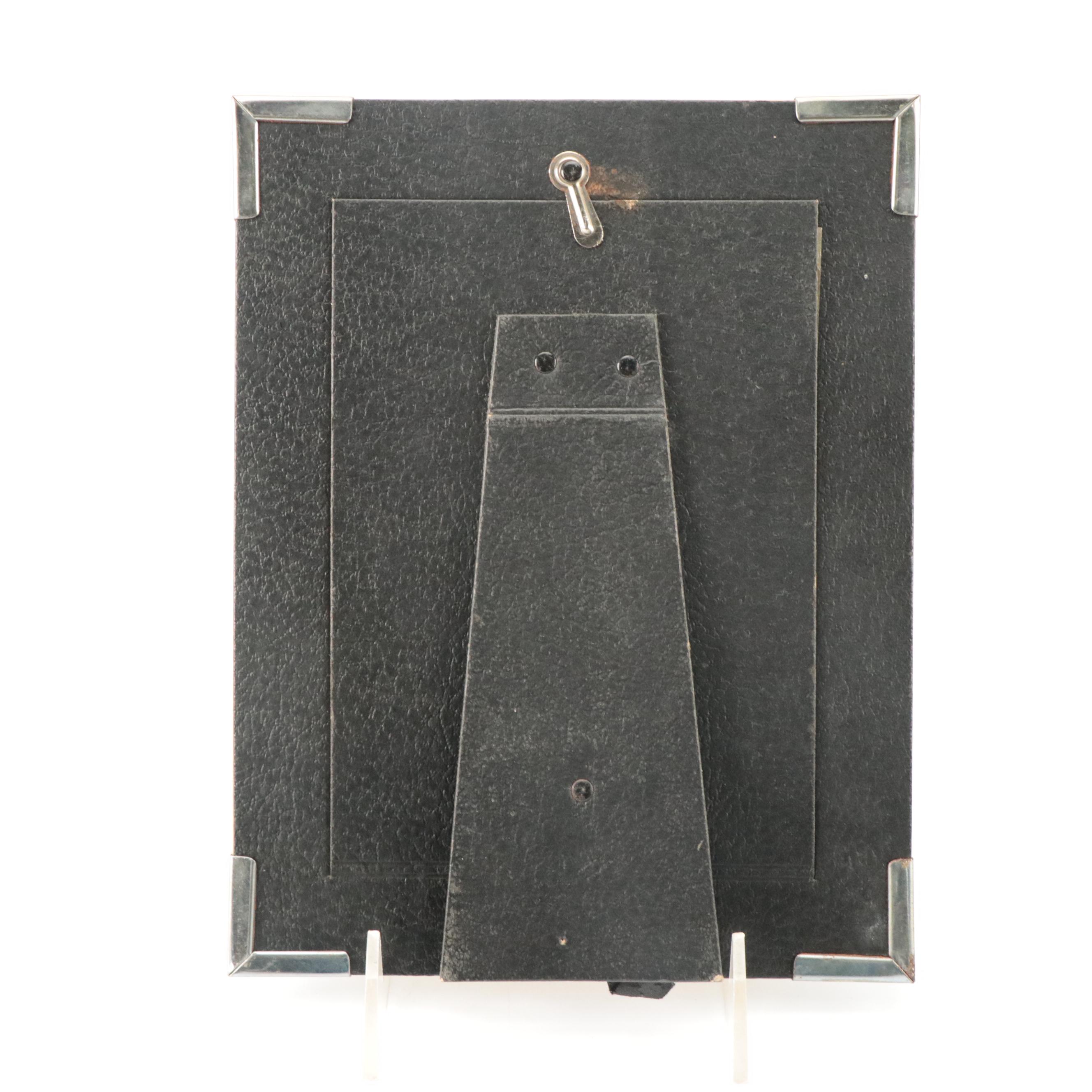 Silver Gelatin Photographs of Men, Women and Dog in Art Deco Style Frames