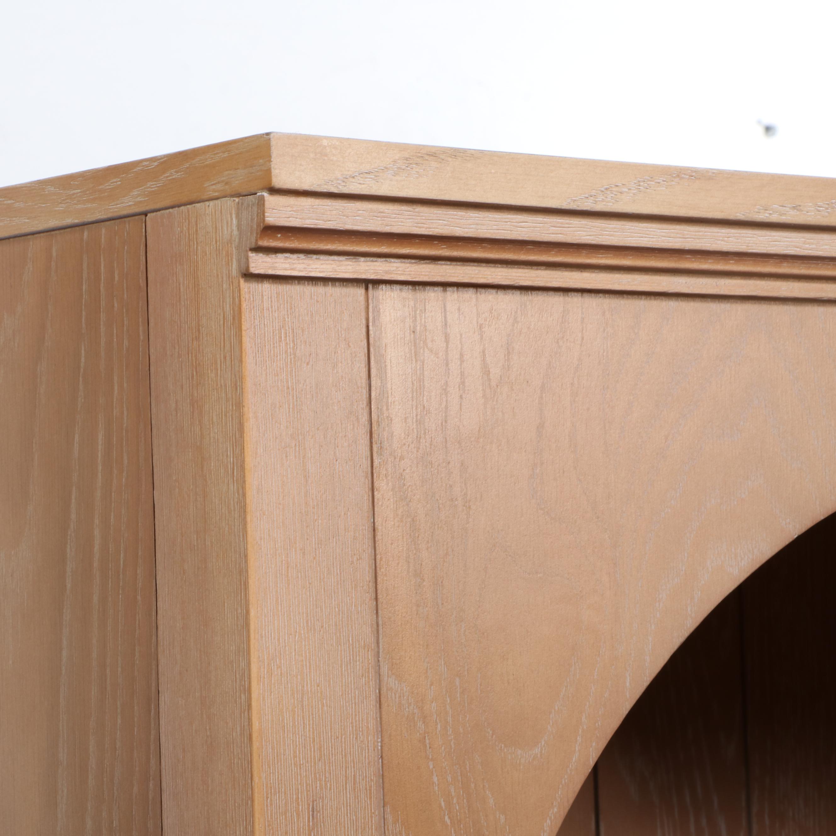 Martin Furniture "Laurel" Cerused Wood Open Bookcase