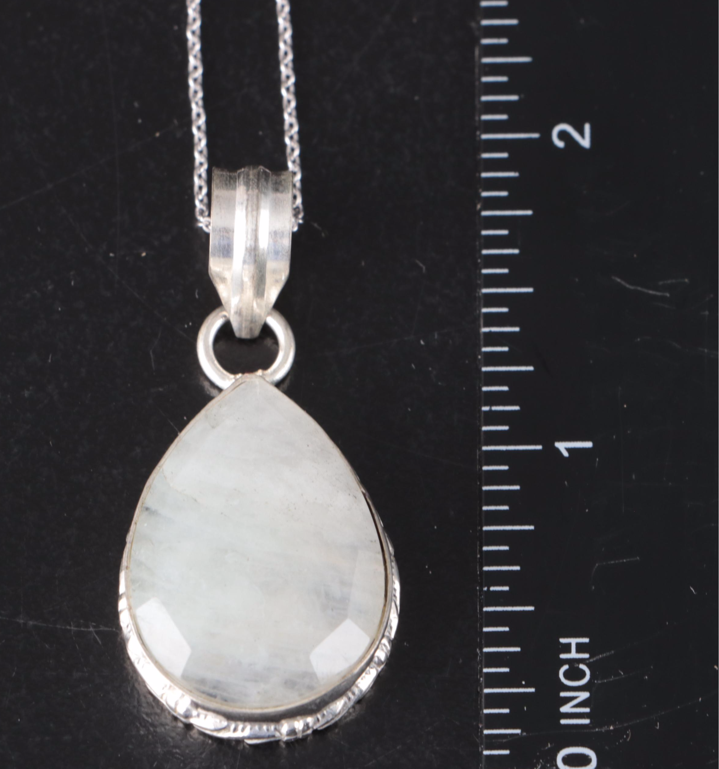 Group of 14 Assorted Sterling Silver Rings, Necklaces, Earrings, and Pendants