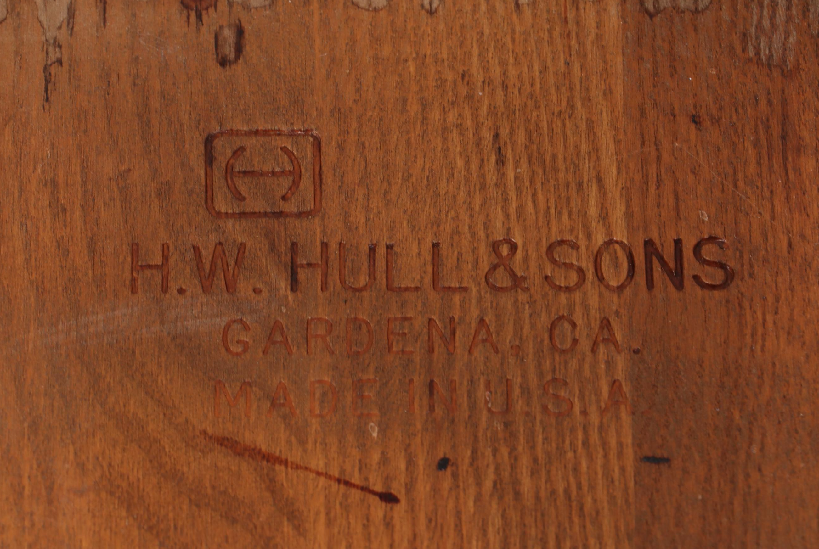 Four H.W. Hull & Sons Victorian Style Oak and Pressed-Back Dining Side Chairs