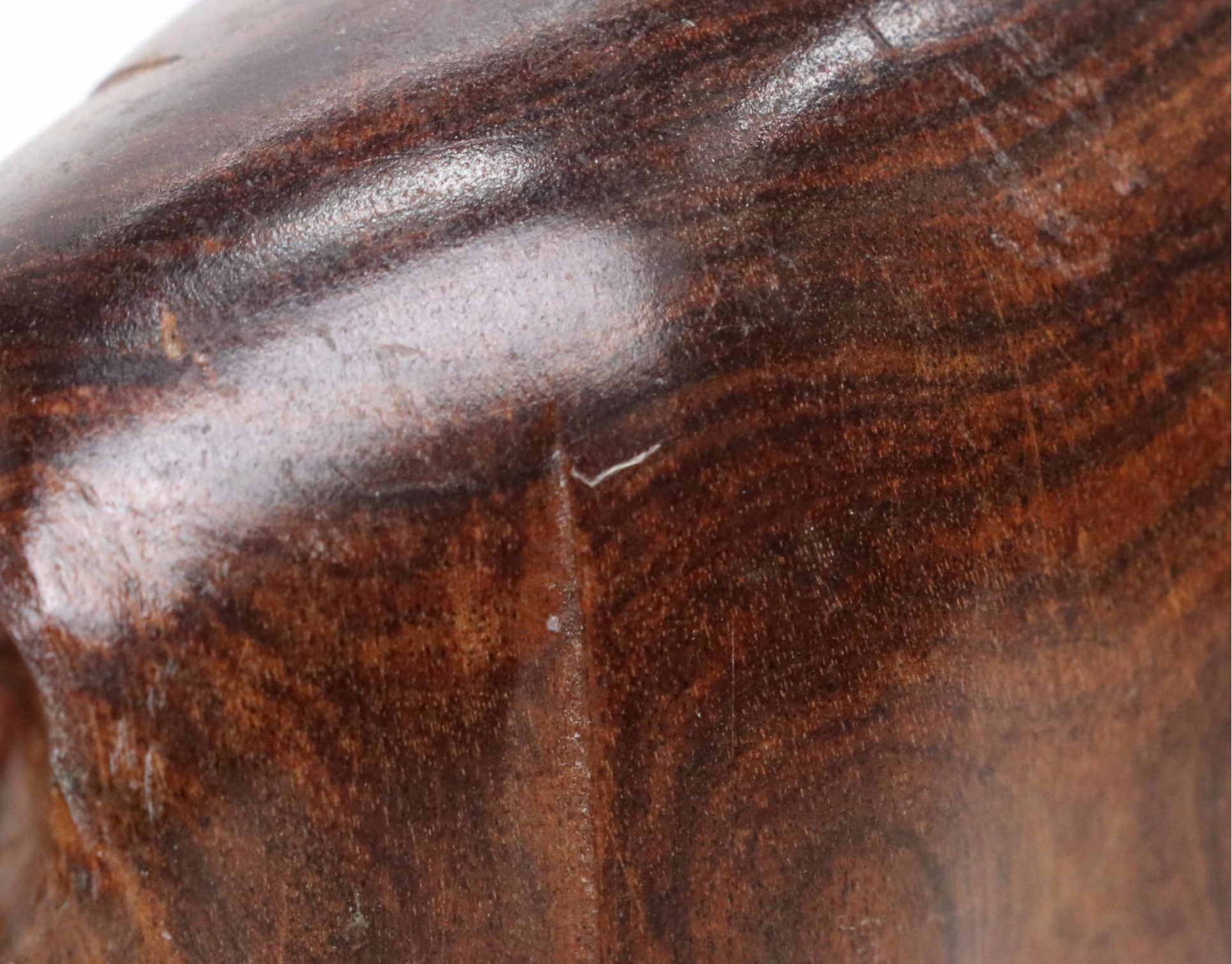 Pre-Columbian Style Tlapitzalli Clay Flute with Carved Wood Hippopotamus