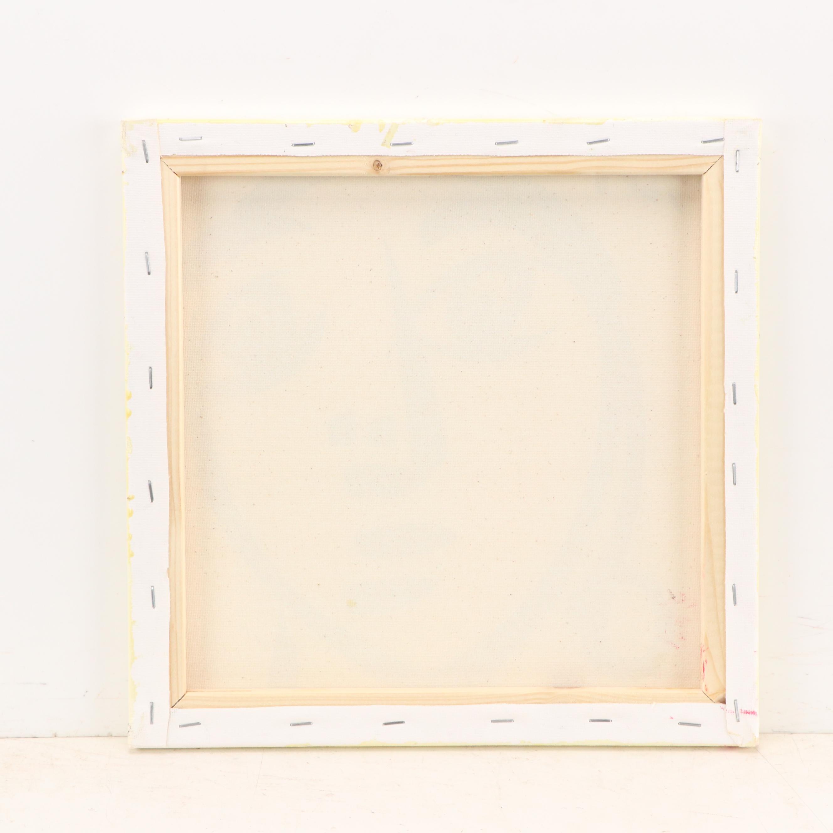 Peter Keil Abstract Portrait Acrylic Painting