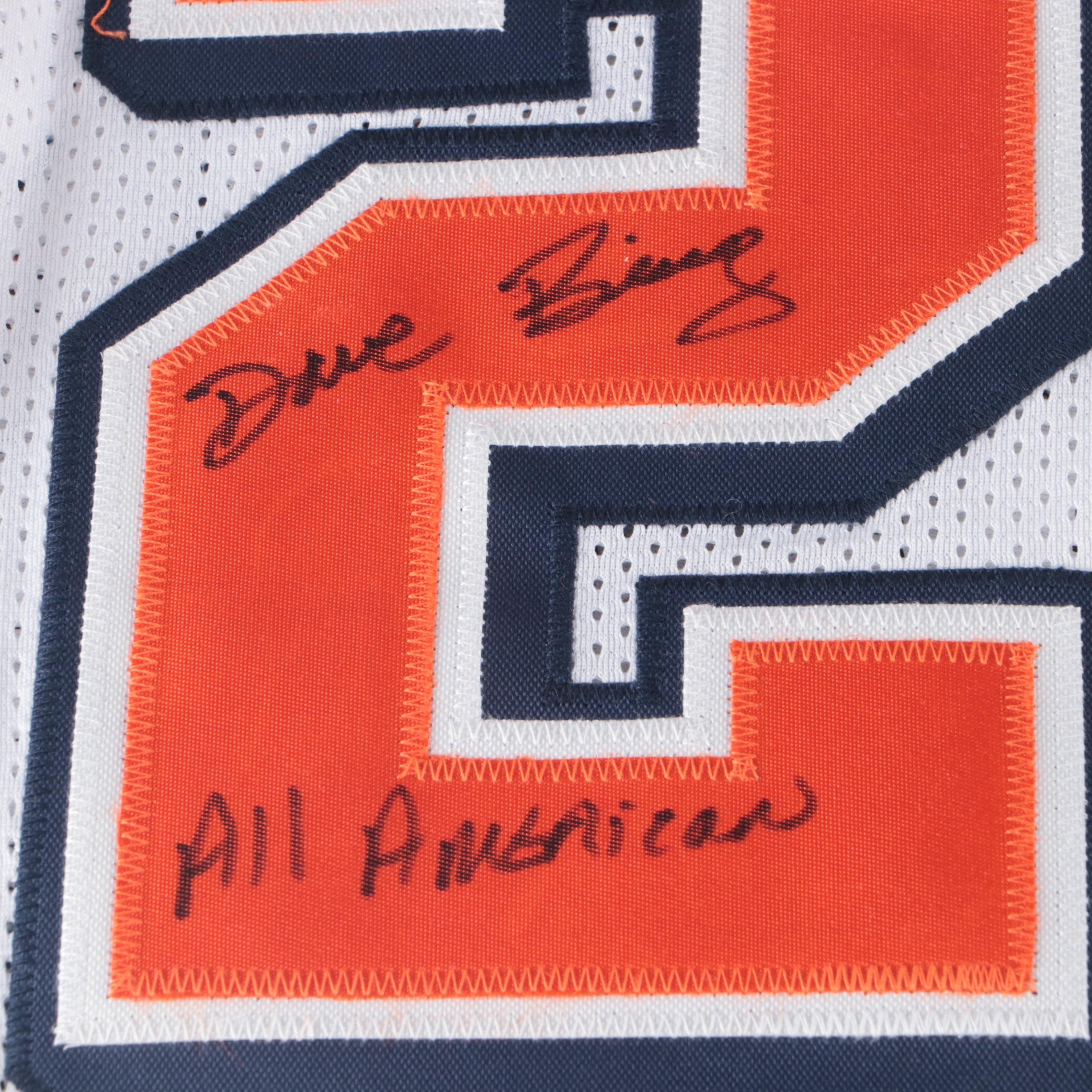 Dave Bing Signed “All American” Syracuse University Basketball Jersey, Beckett