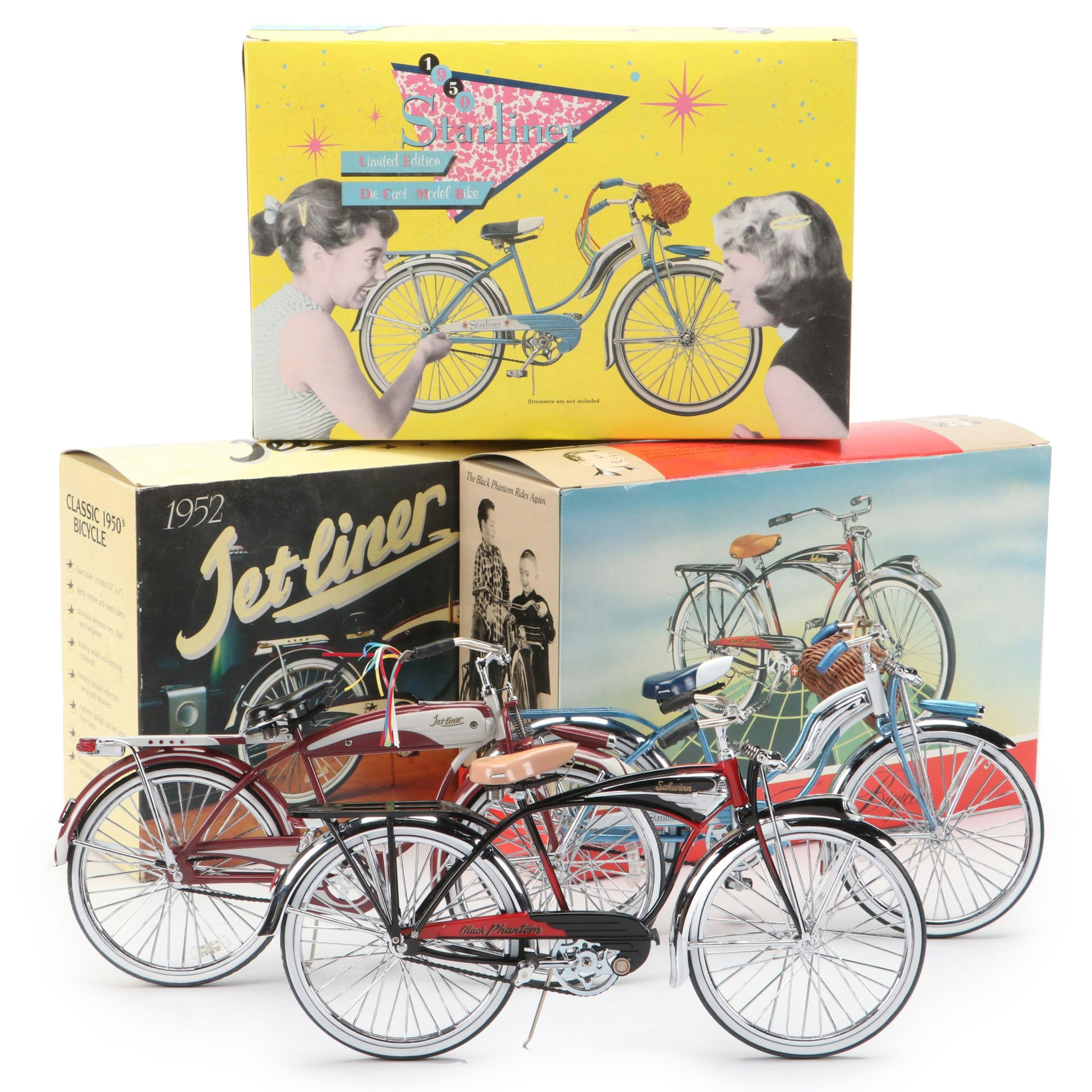 Xonex Interational "1952 Jetliner" and Other Diecast Model Bikes