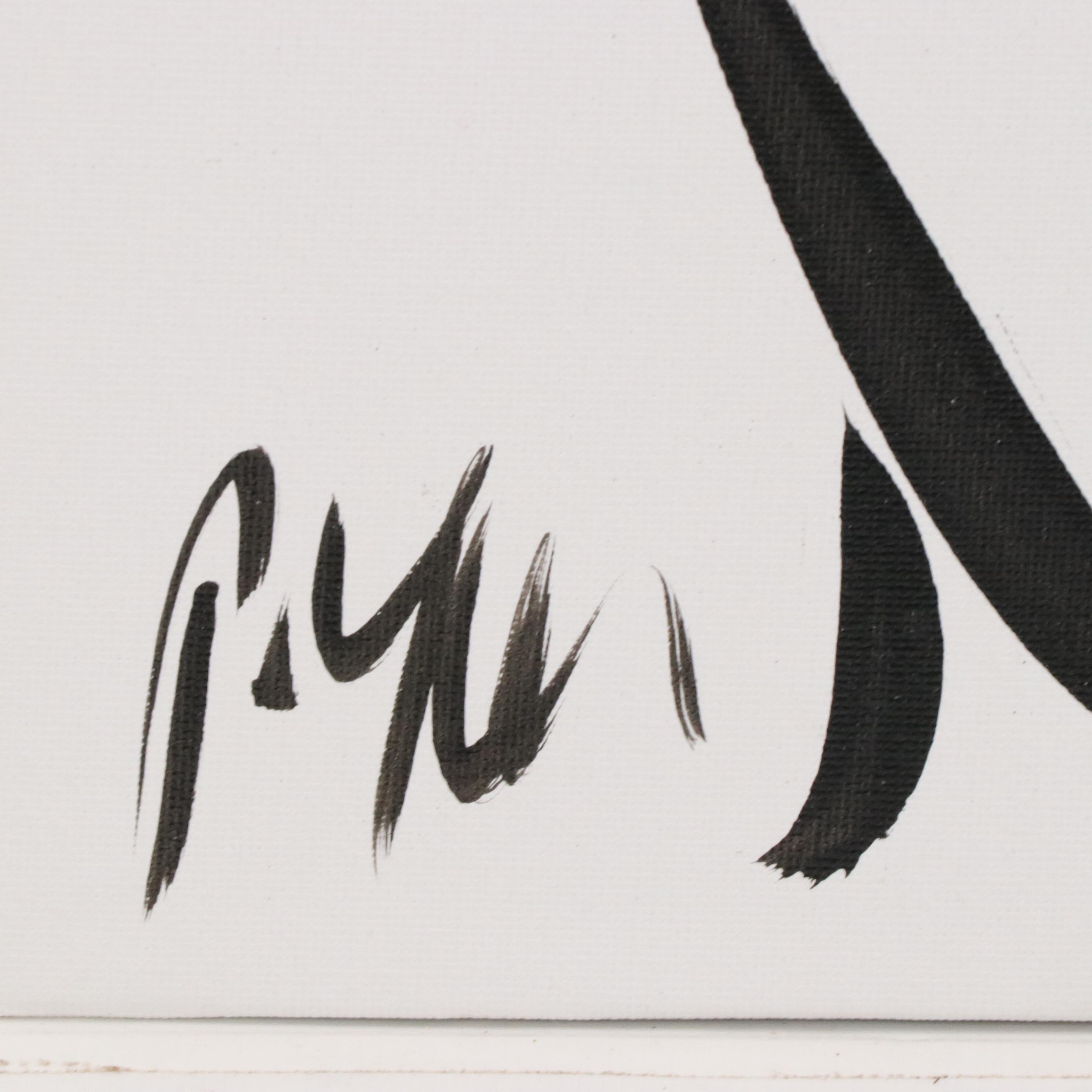 Peter Keil Abstract Portrait Acrylic Painting