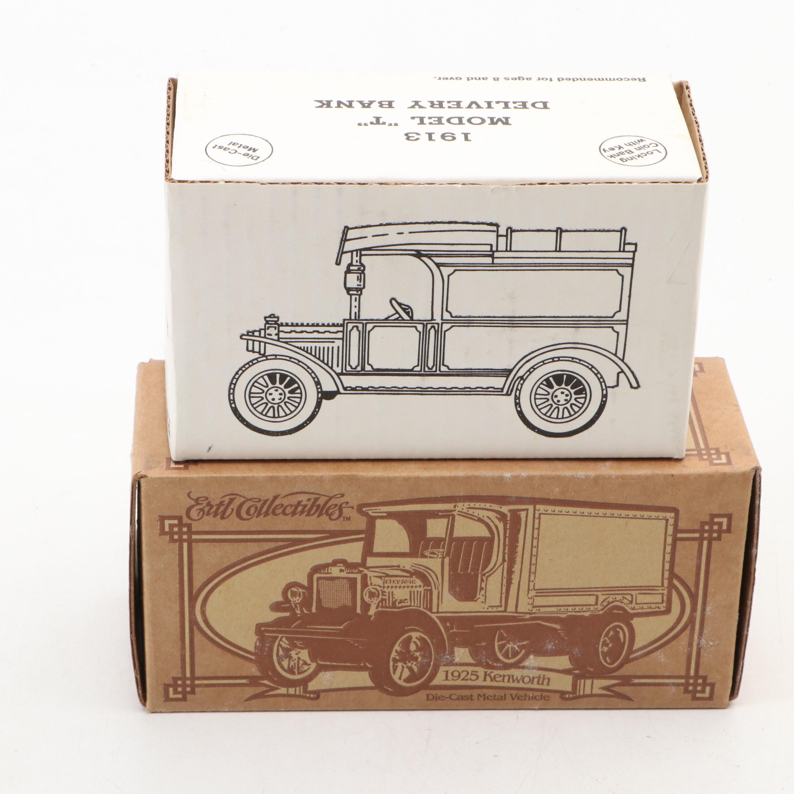 Ertl Diecast Model General Motors and Ford More Diecast Delivery Trucks and Vans