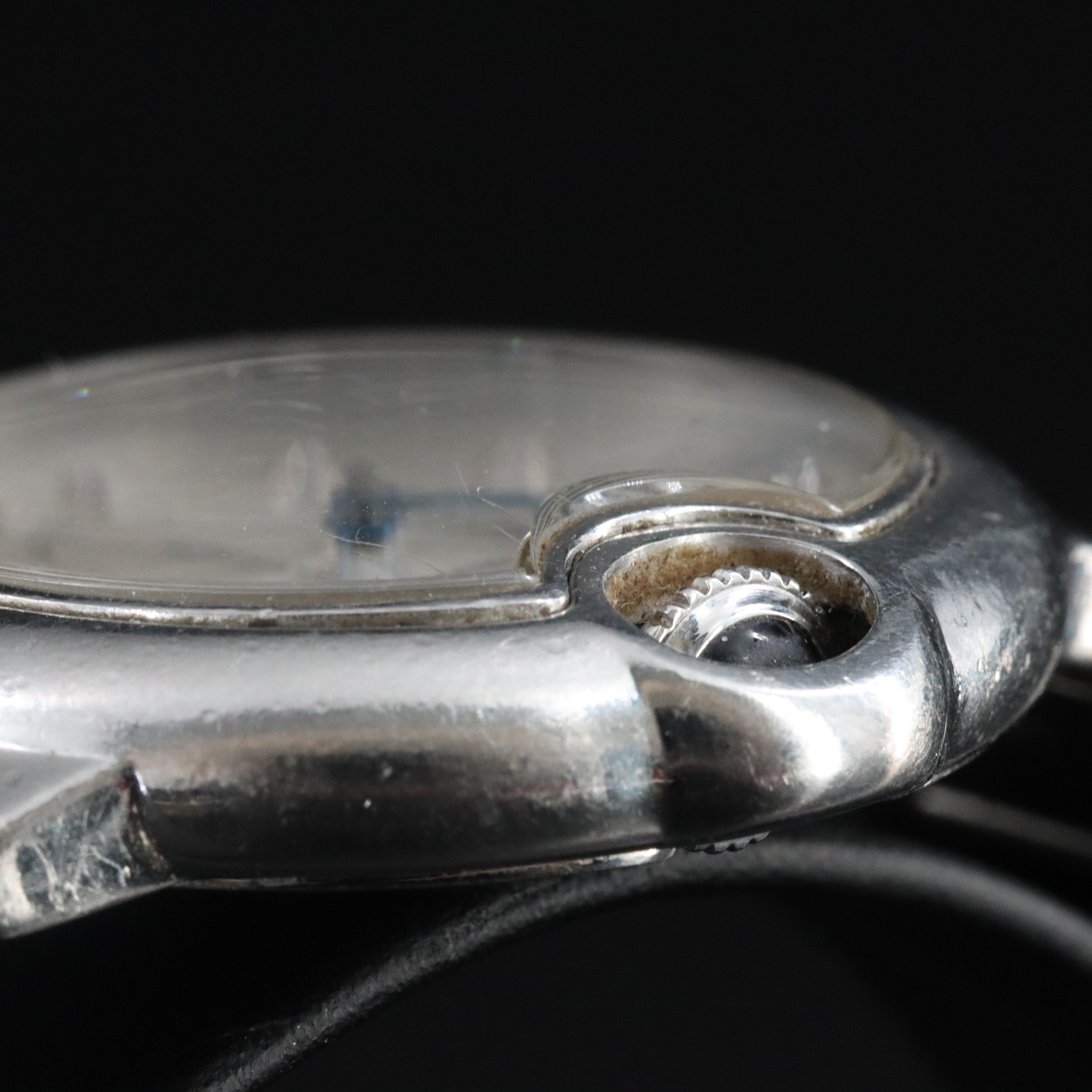 Cartier Ballon Bleu 3489 Diamond Dial 33mm Steel Automatic Watch