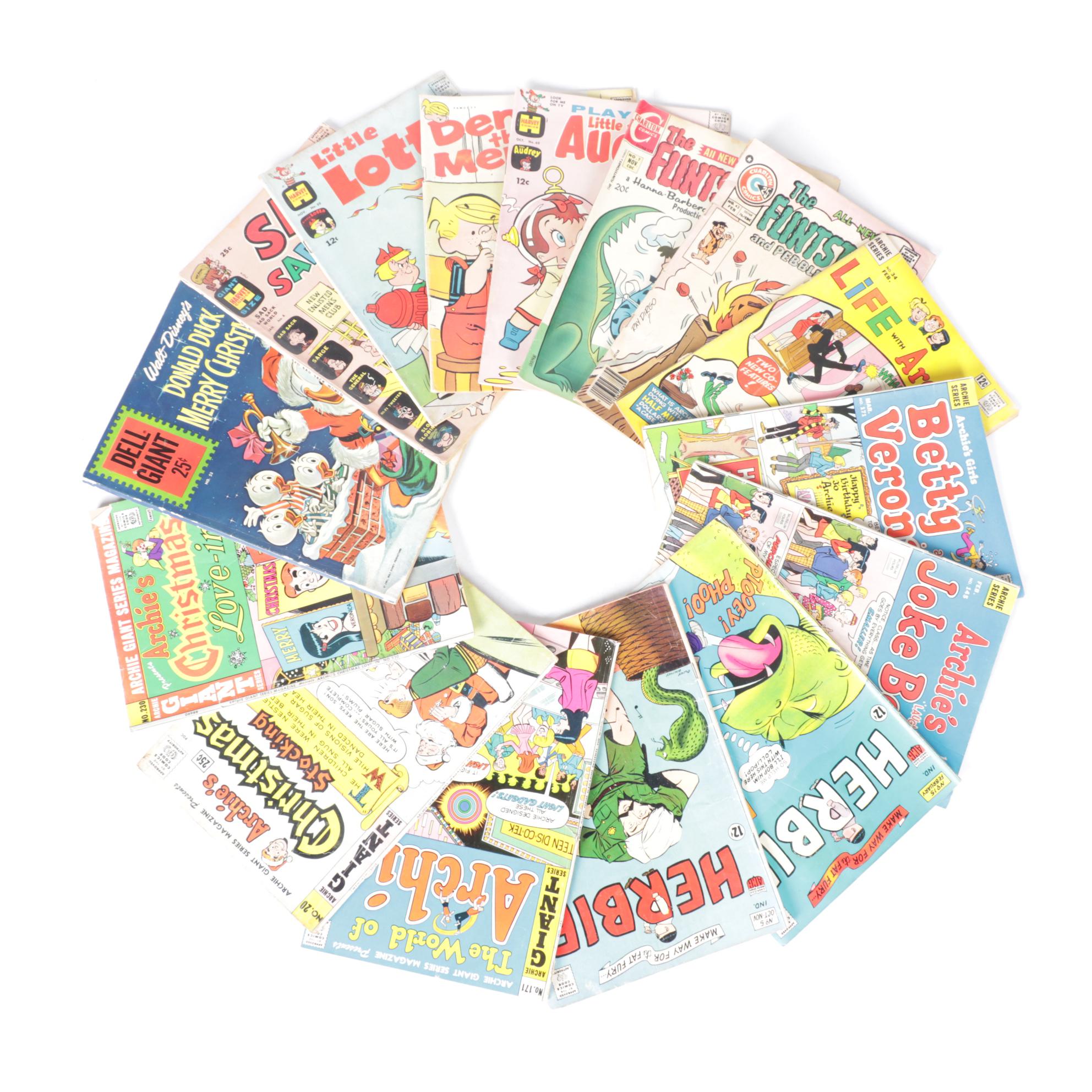 Silver Age "Donald Duck Merry Christmas" with Archie, Herbie & More Kids Comics