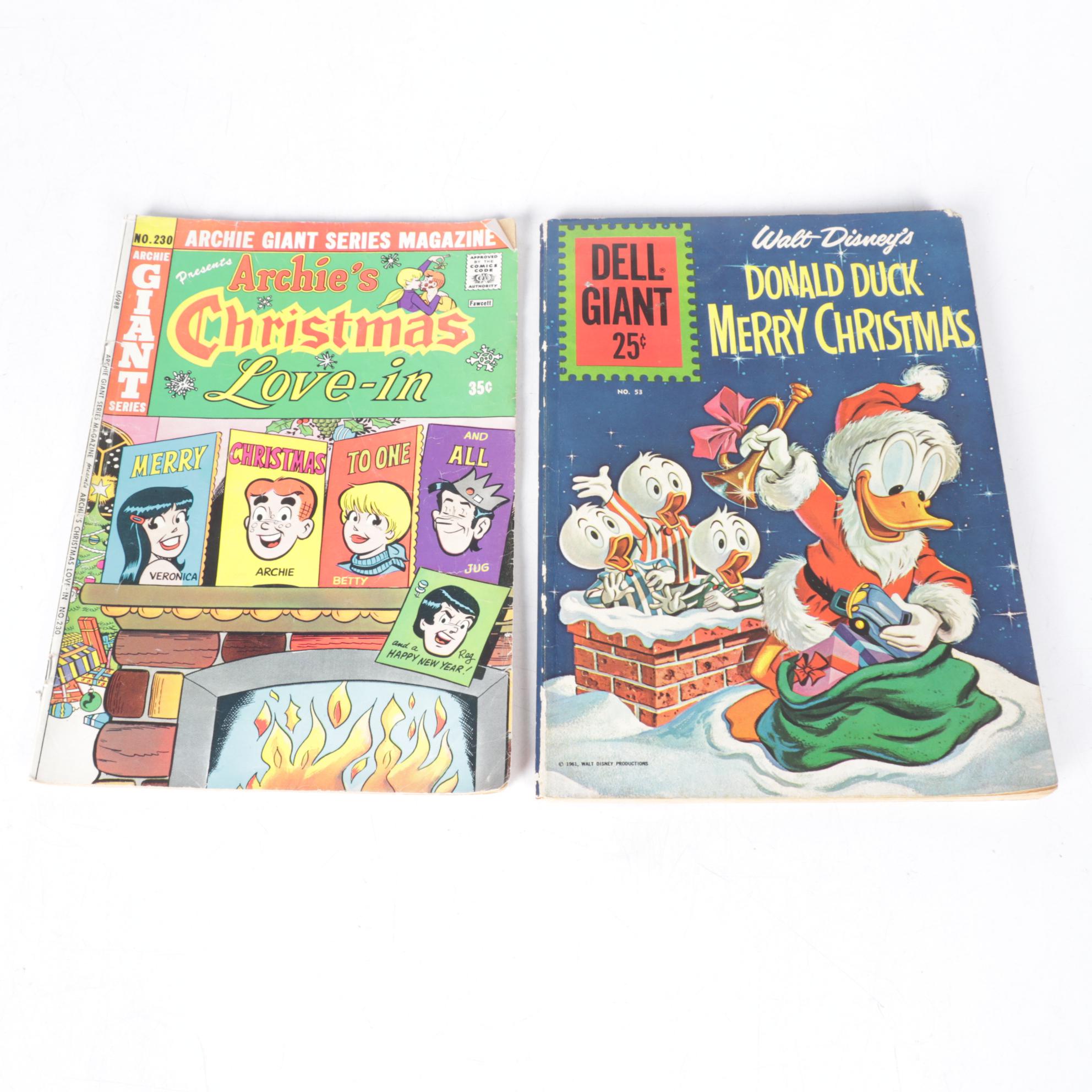 Silver Age "Donald Duck Merry Christmas" with Archie, Herbie & More Kids Comics