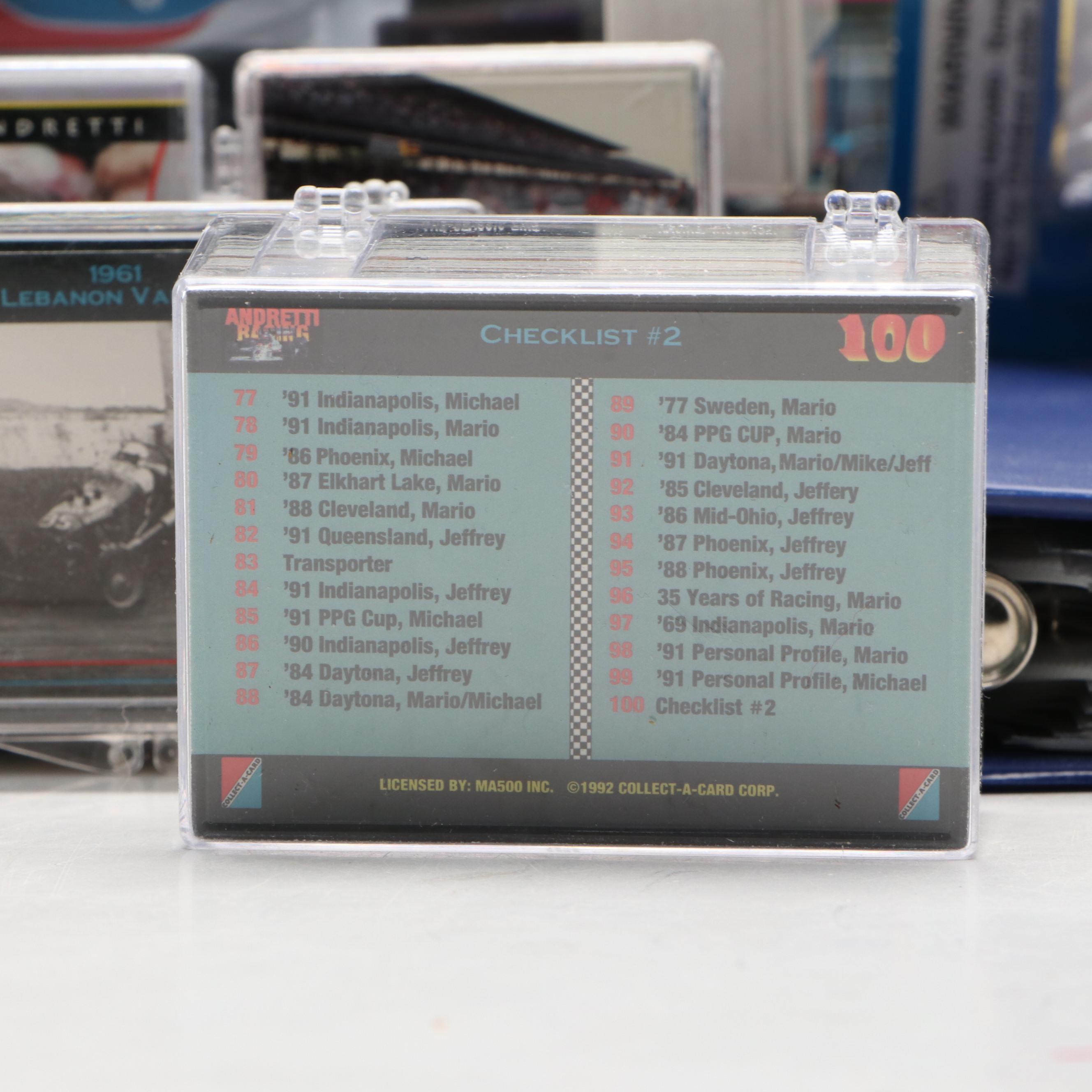 Robbie Gordon IndyCar Framed Print, Diecast Models and Other Collectible Cards