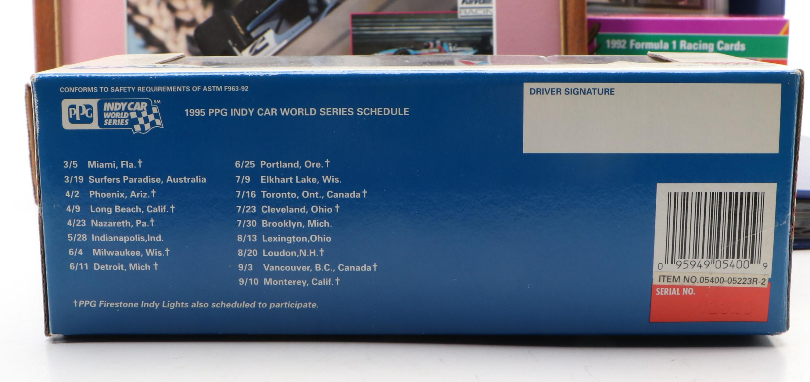 Robbie Gordon IndyCar Framed Print, Diecast Models and Other Collectible Cards