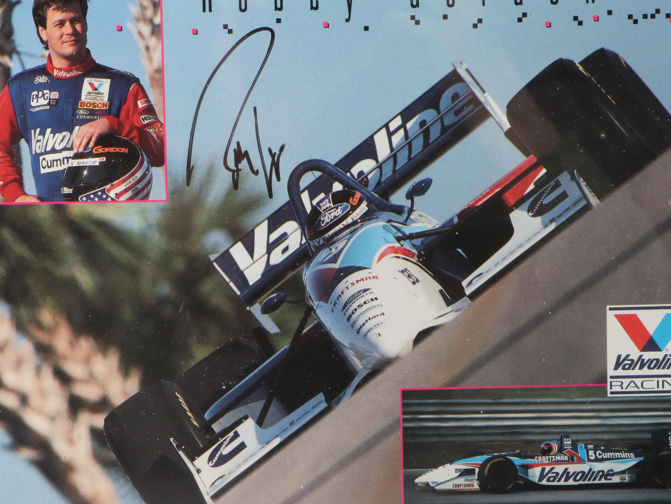 Robbie Gordon IndyCar Framed Print, Diecast Models and Other Collectible Cards