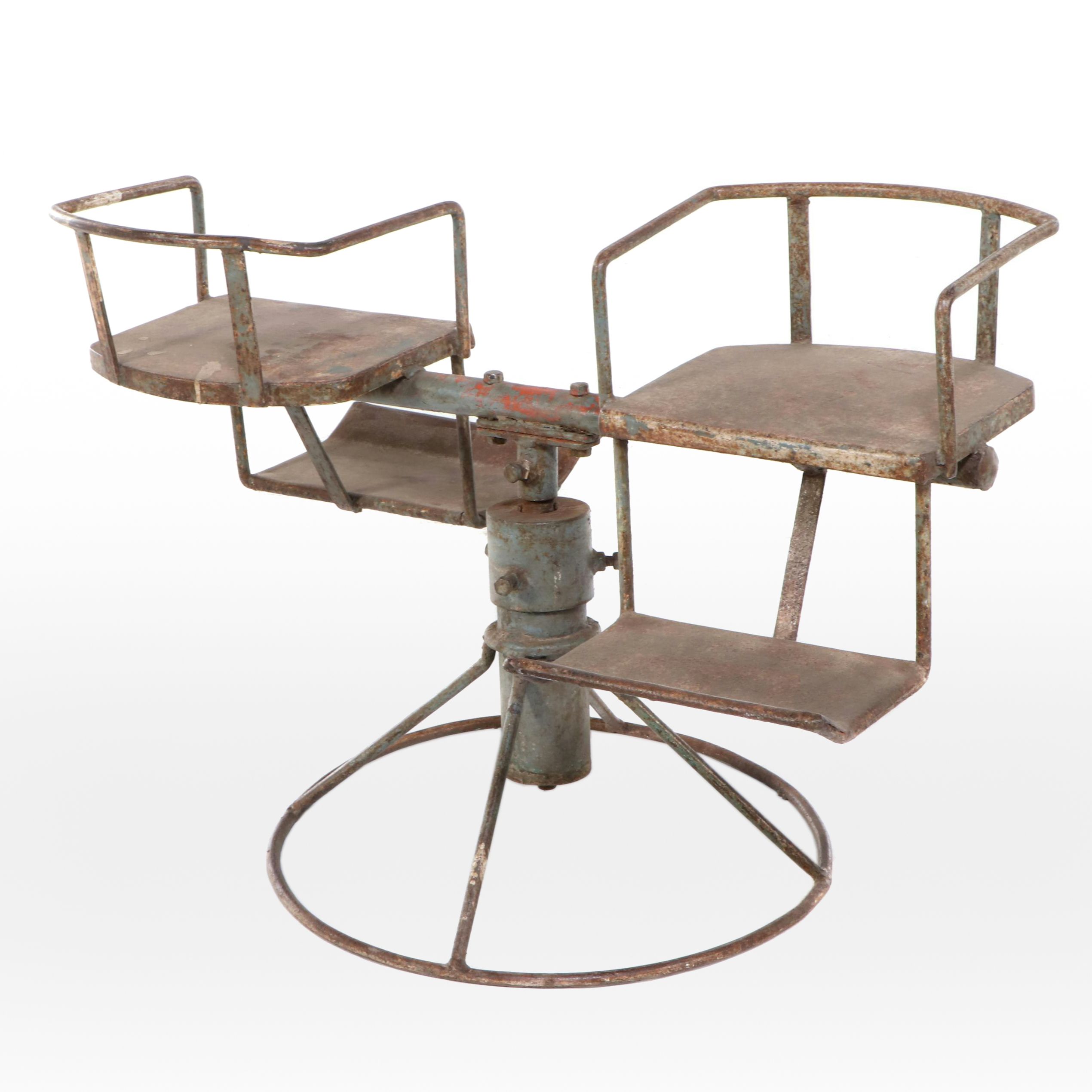Vintage Twin-Seat Merry-Go-Round