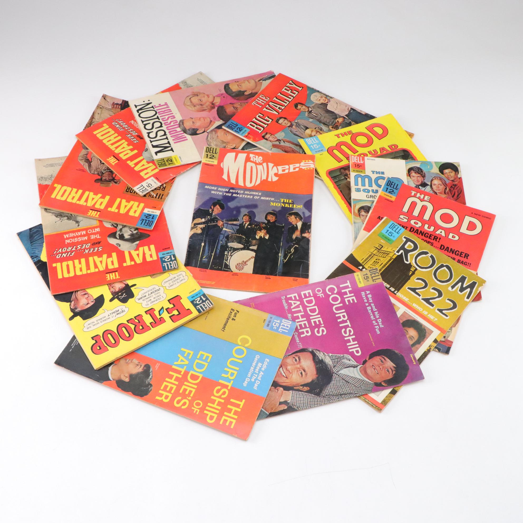 Dell "The Monkees," "The Mod Squad" and More Comic Books