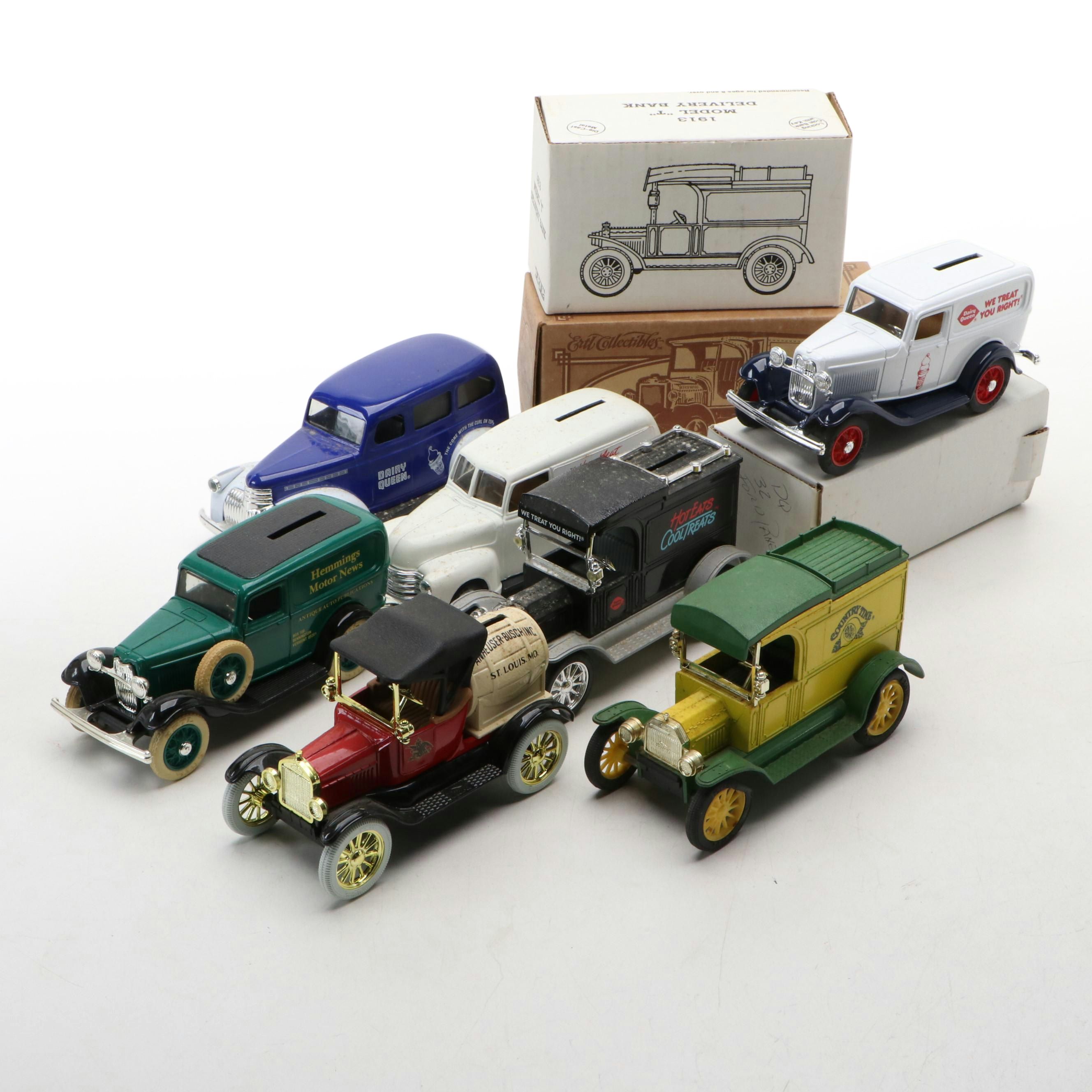 Ertl Diecast Model General Motors and Ford More Diecast Delivery Trucks and Vans