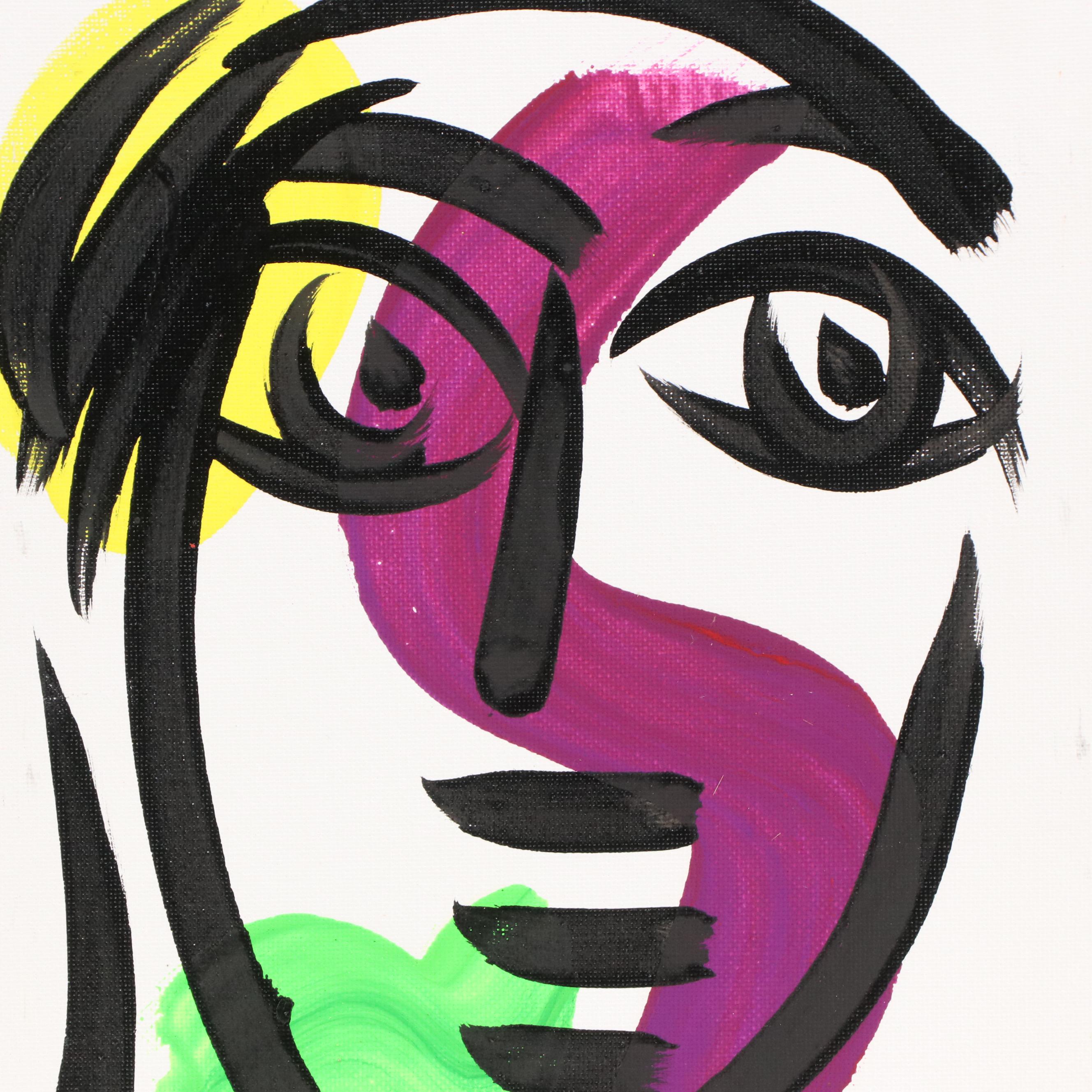 Peter Keil Portrait Acrylic Painting