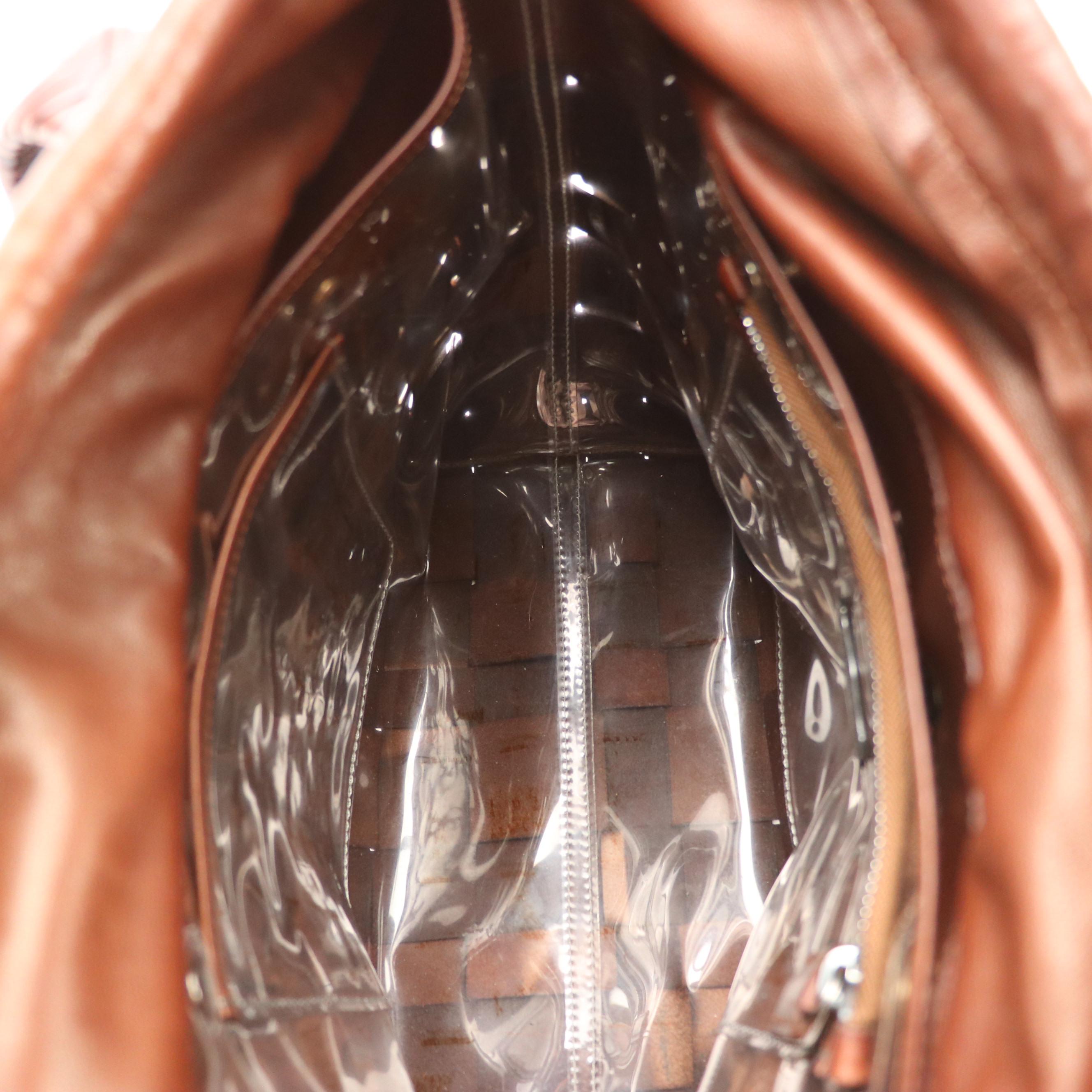 Barry Kieselstein-Cord Woven Leather Drawstring Shoulder Bag